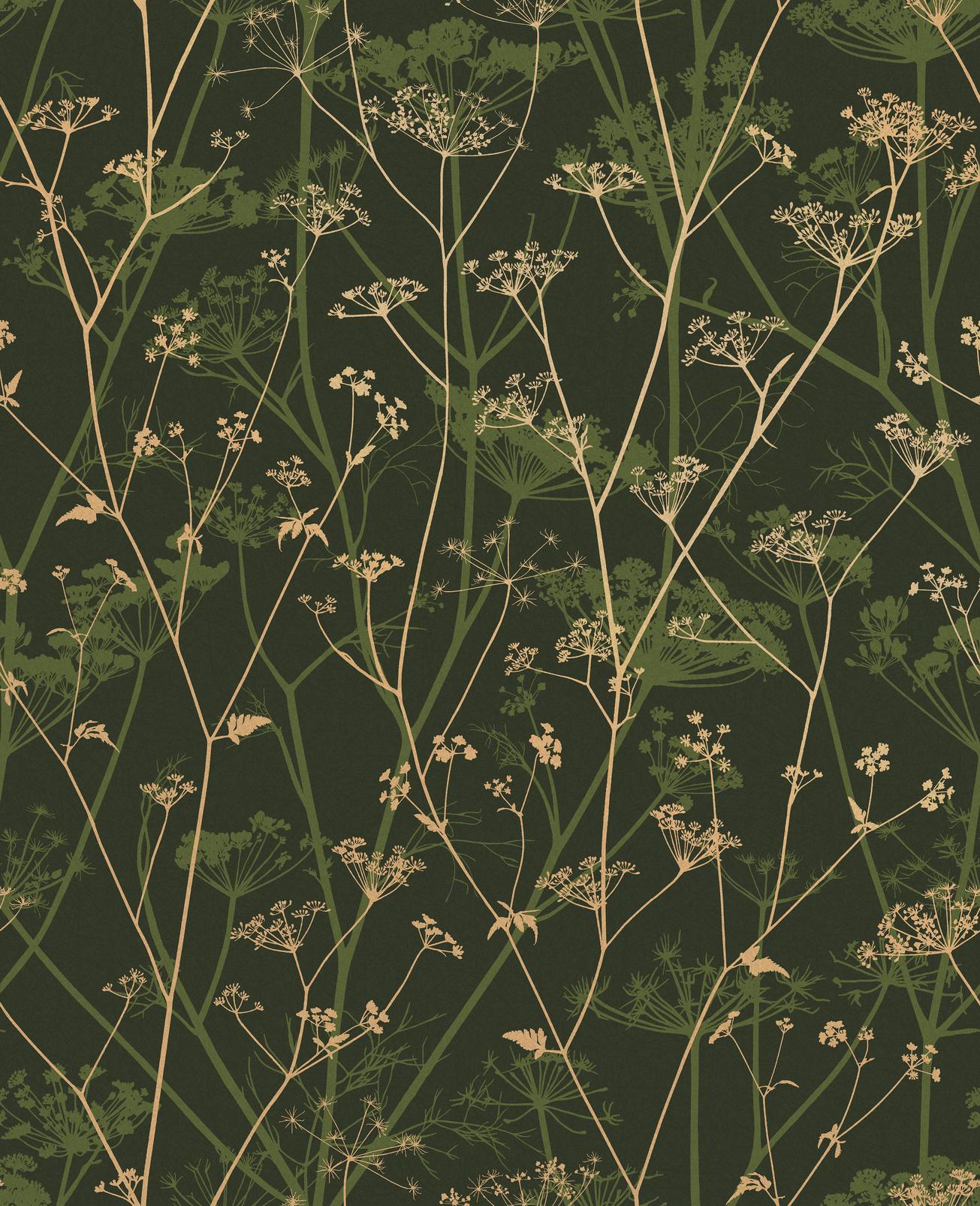 Wild Chervil Sage & Gold Wallpaper by Clarissa Hulse - 120385_TILE_01.jpg