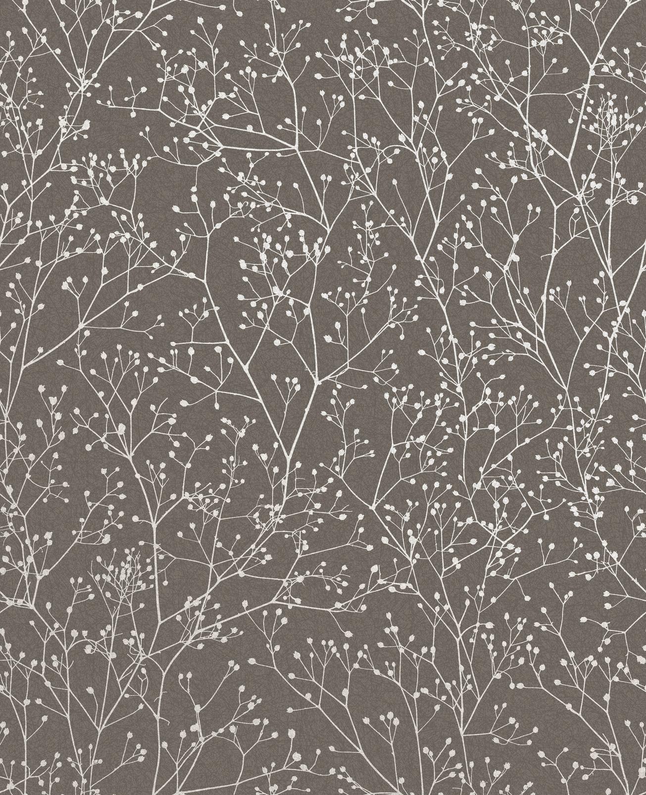 Gypsophila Mocha & Silver Wallpaper by Clarissa Hulse - 120369_TILE_01.jpg