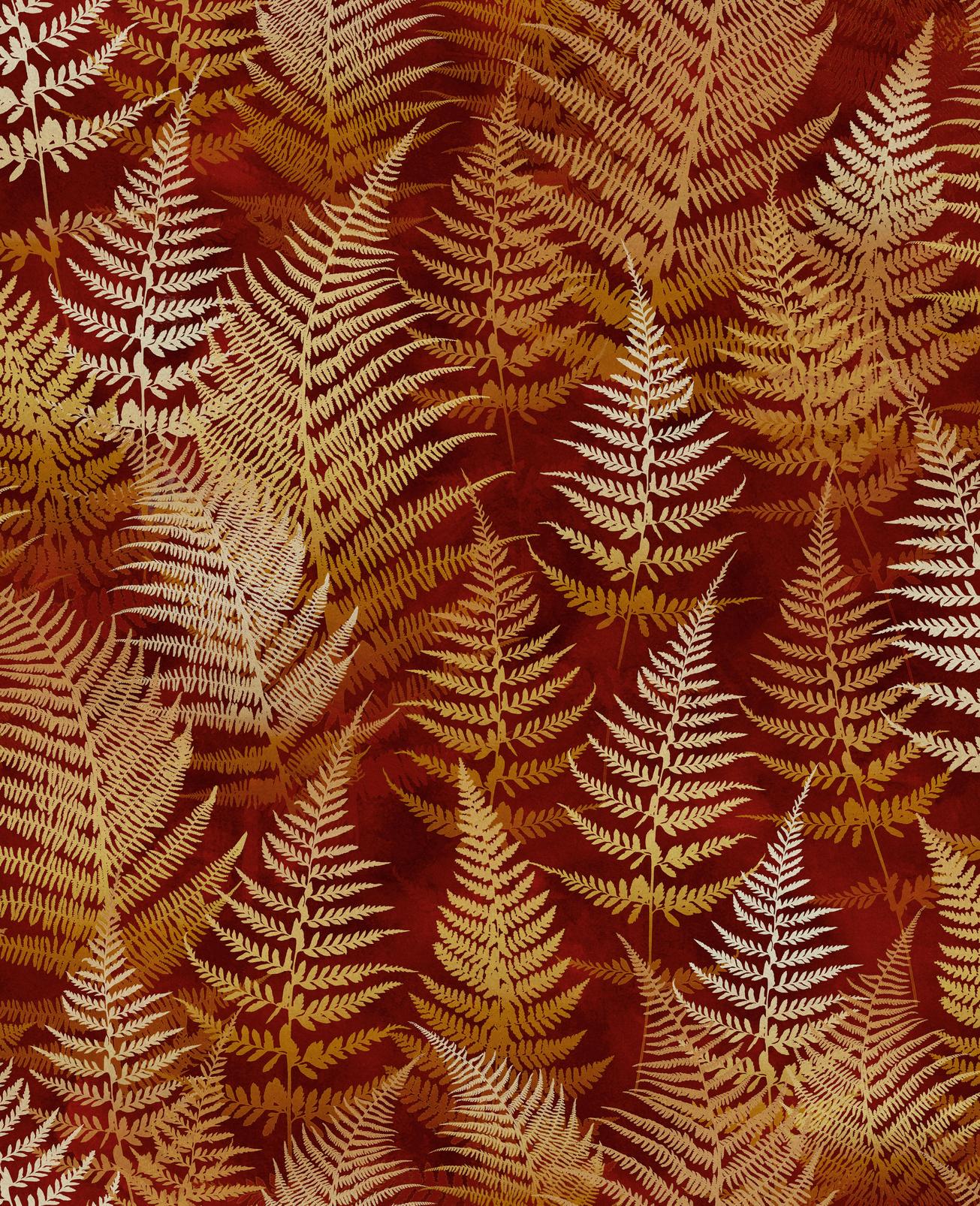 Woodland Fern Rust Wallpaper by Clarissa Hulse - 120402_TILE_01.jpg