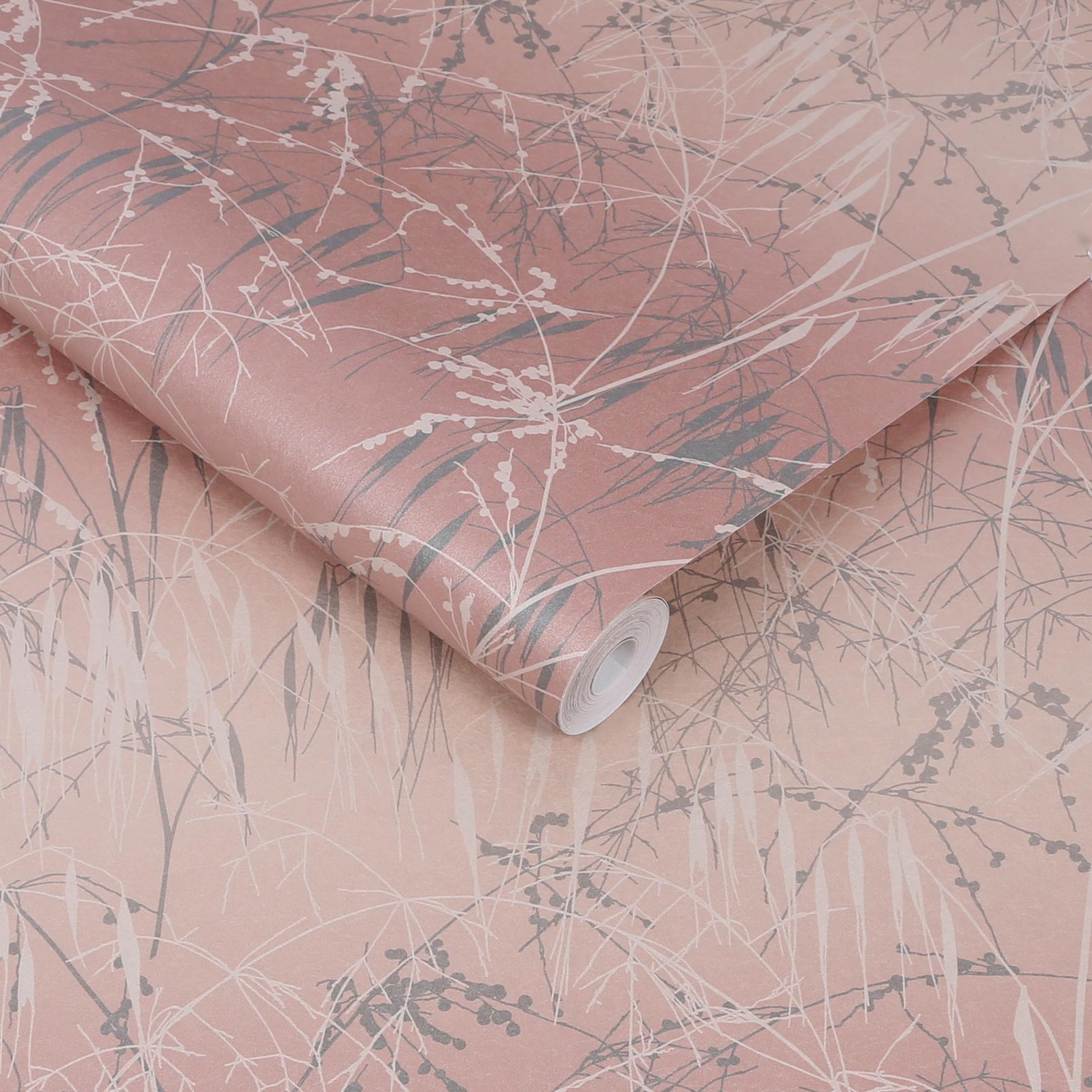 Meadow Grass Shell & Pewter Wallpaper by Clarissa Hulse - 120370_ROLLSHOT_01.jpg