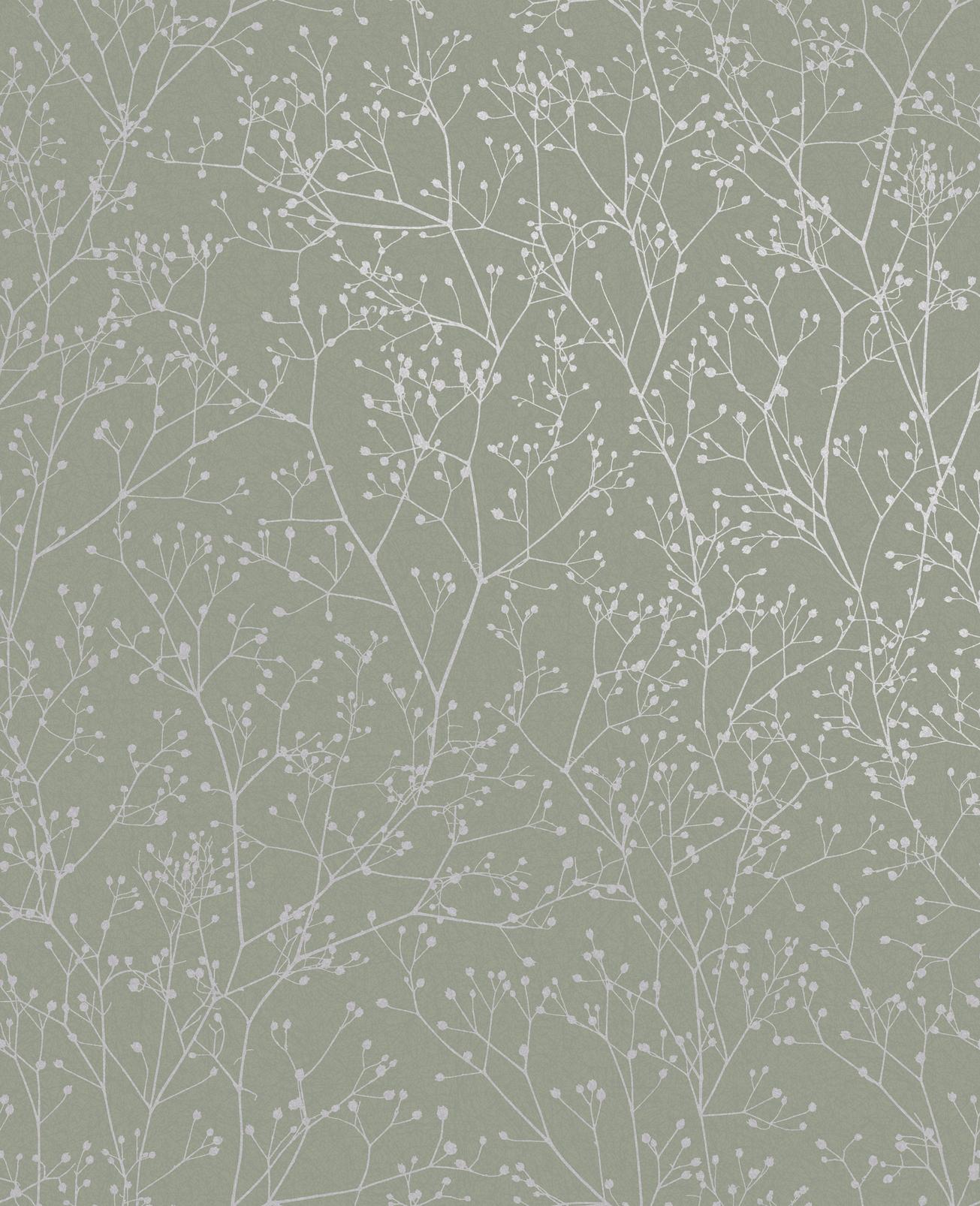 Gypsophila Spring Green & Silver Wallpaper by Clarissa Hulse - 120388_TILE_01.jpg