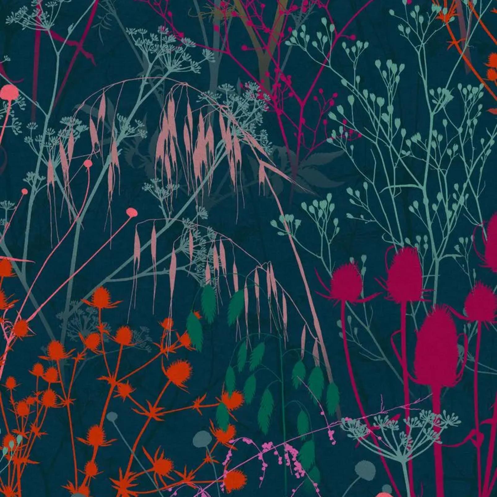 Summer Border Rainbow Wallpaper by Clarissa Hulse - 120395_TILE_01.jpg