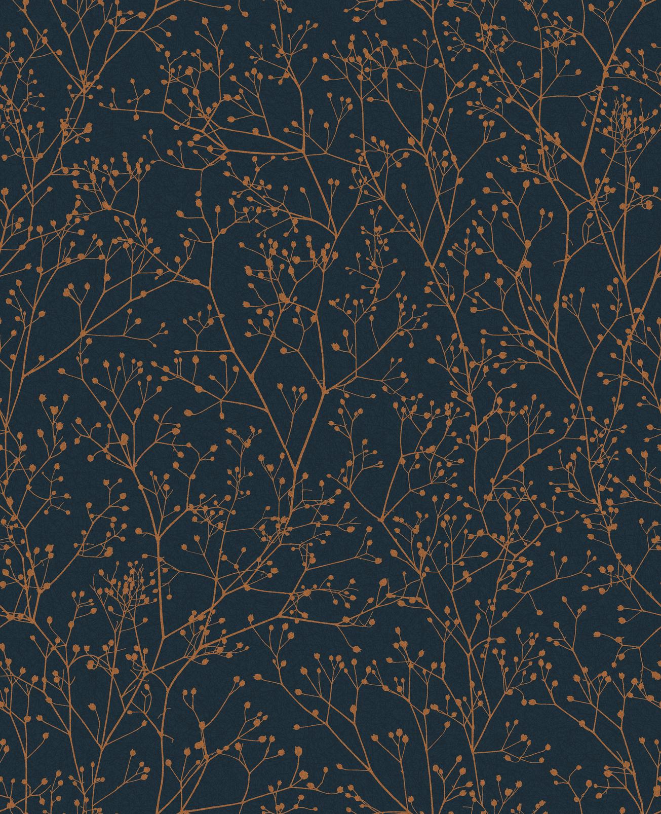 Gypsophila Midnight & Copper Wallpaper by Clarissa Hulse - 120381_TILE_02.jpg