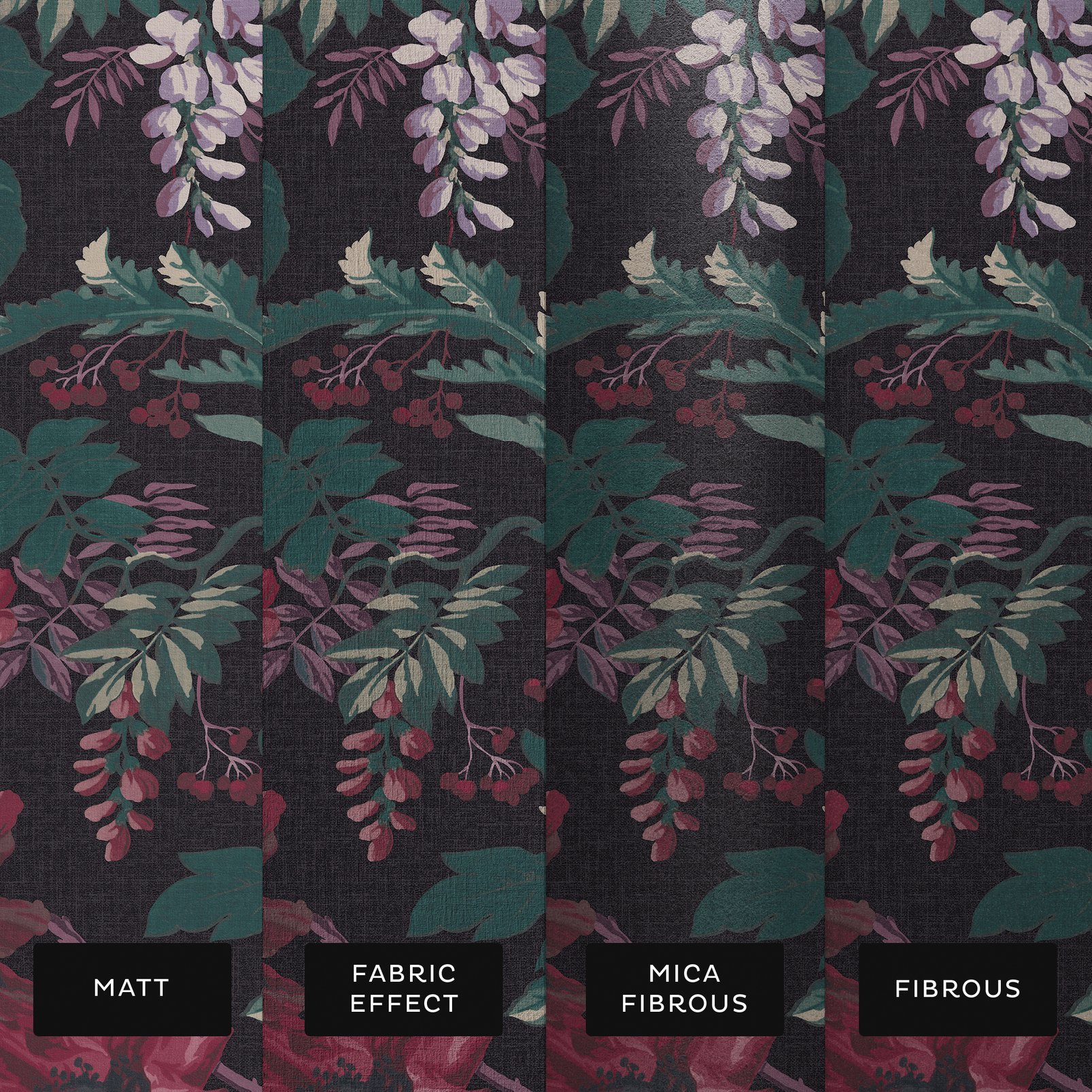 Florenzia Night Shade Bespoke Mural