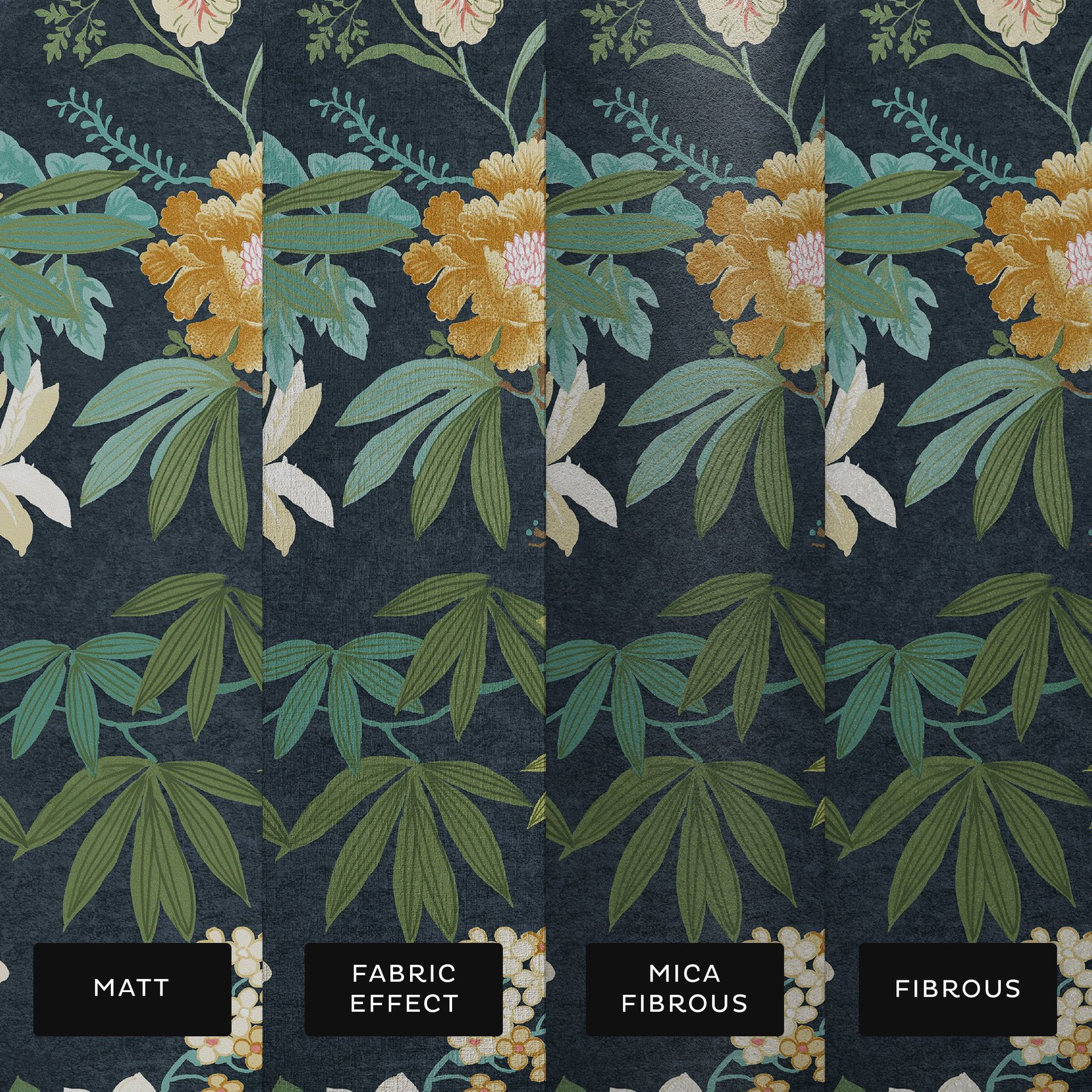 Kimono Midnight Bespoke Mural