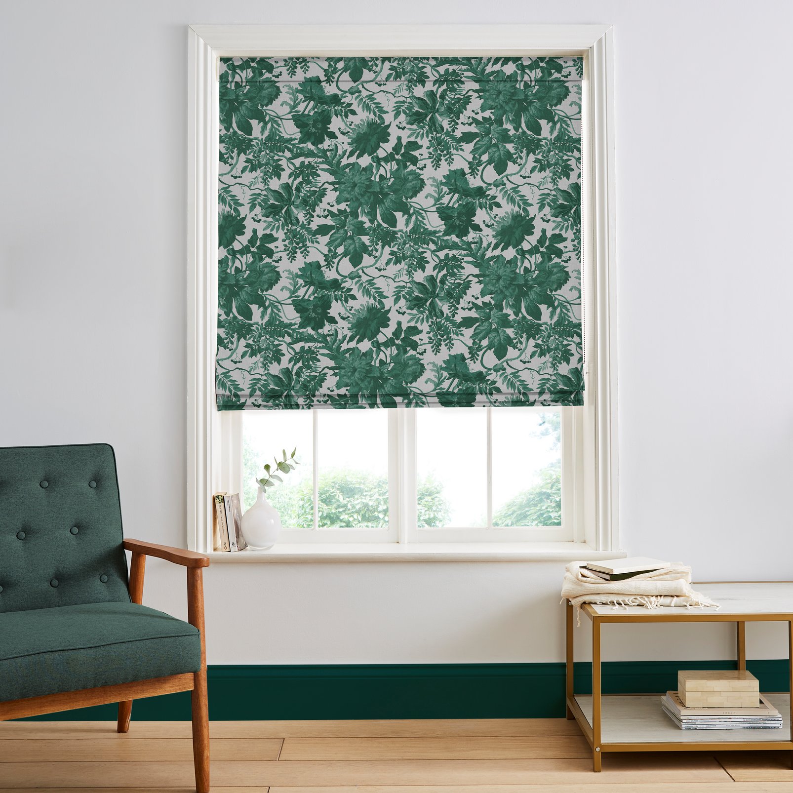 Enzia Green Roman Blind - 120743rom_ROOMSET_01.jpg