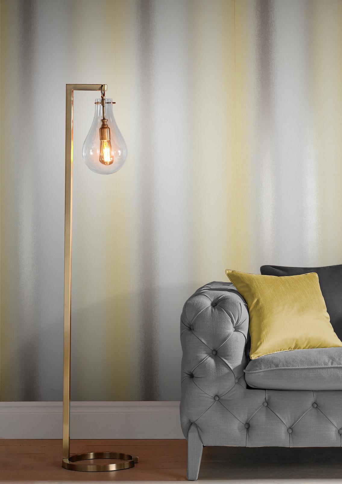 Wild Flower Stripe Summer Wallpaper - 104077_ROOMSET_01.jpg