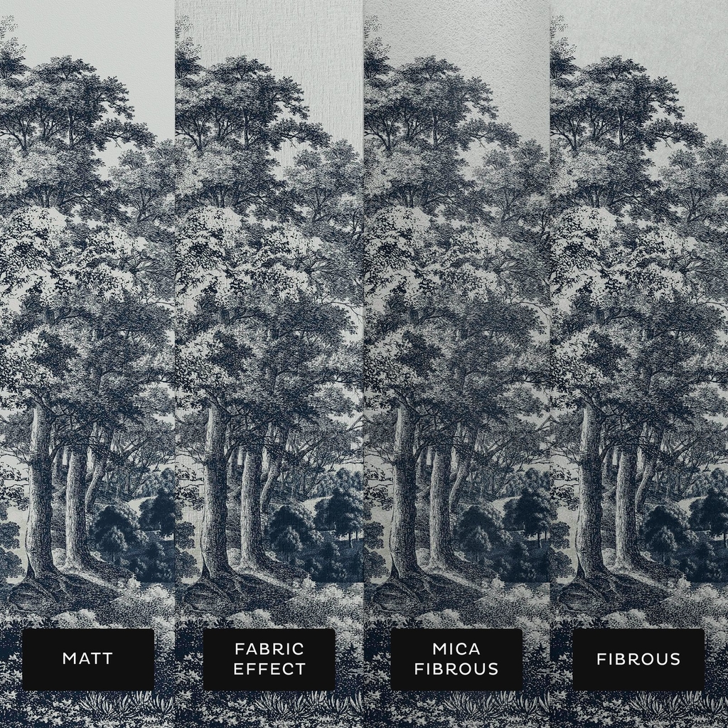 Stately Manor Blue Bespoke Mural substrate information