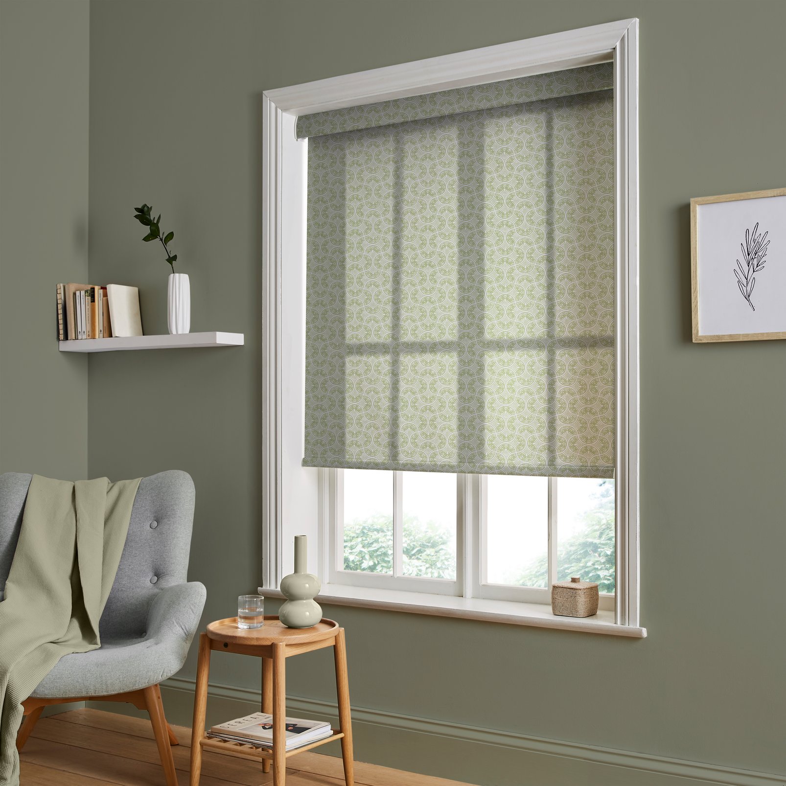 Hopwood Cottage Sage Roller Blind - 120808rol_ROOMSET_02.jpg