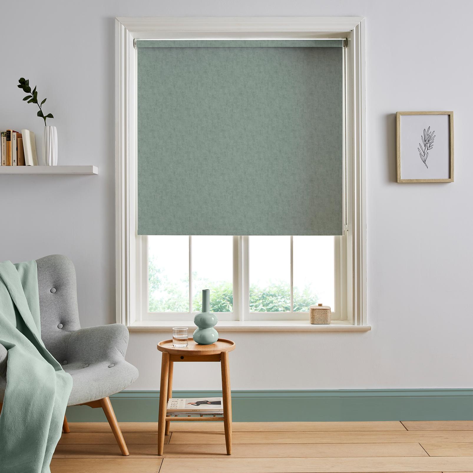Organdy Duck Egg Roller Blind - 120778rol_ROOMSET_01.jpg