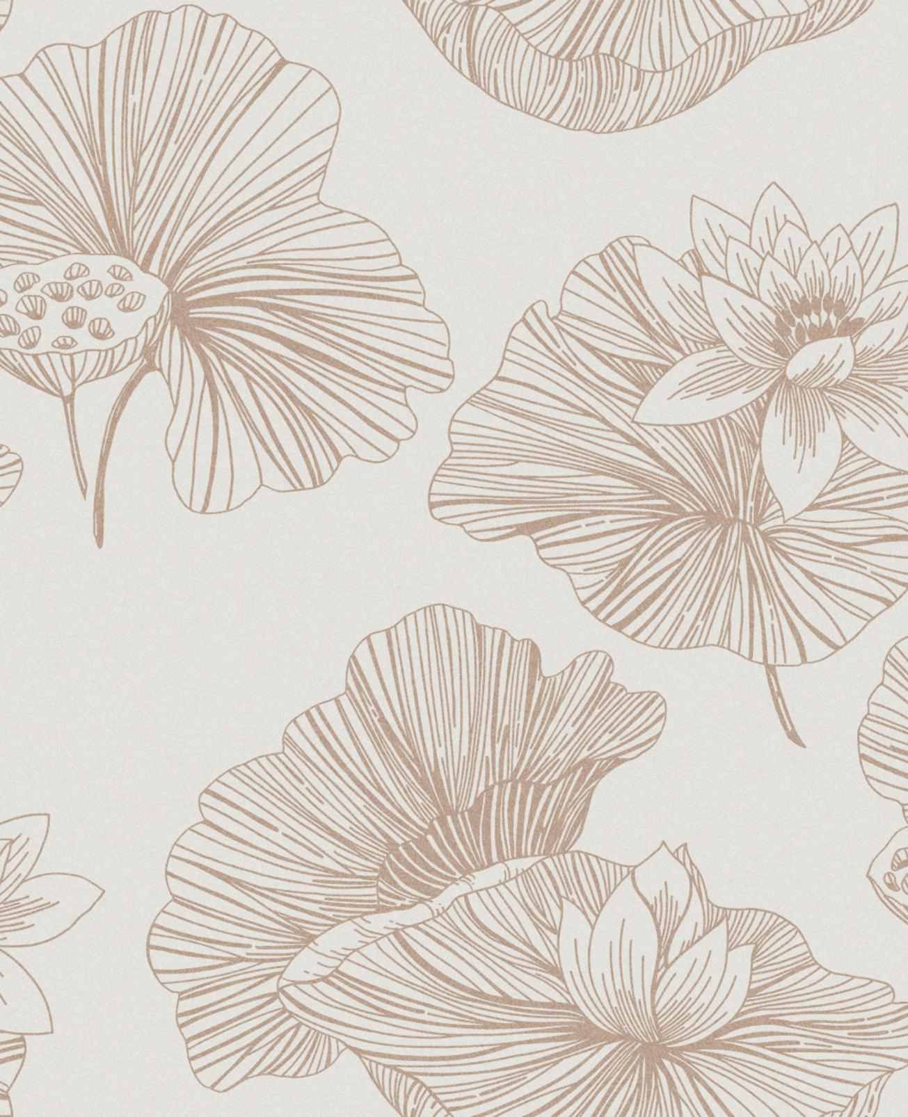 Lotus Cream Wallpaper - 105934_TILE_LOTUS CREAM_01.jpg