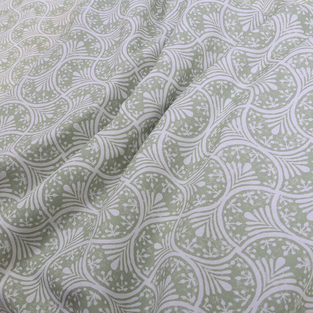 Hopwood Cottage Sage Roman Blind