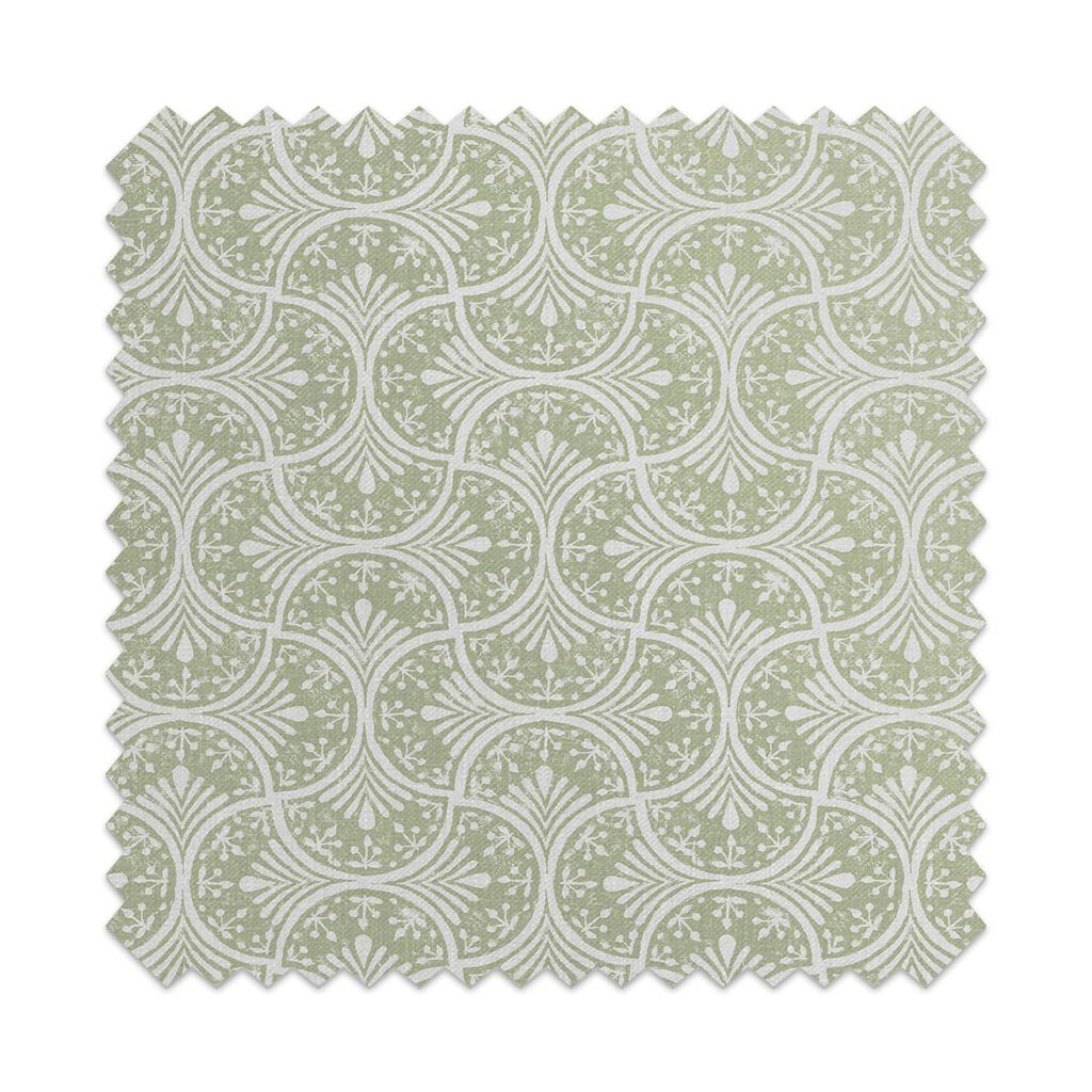 Hopwood Cottage Sage Roman Blind