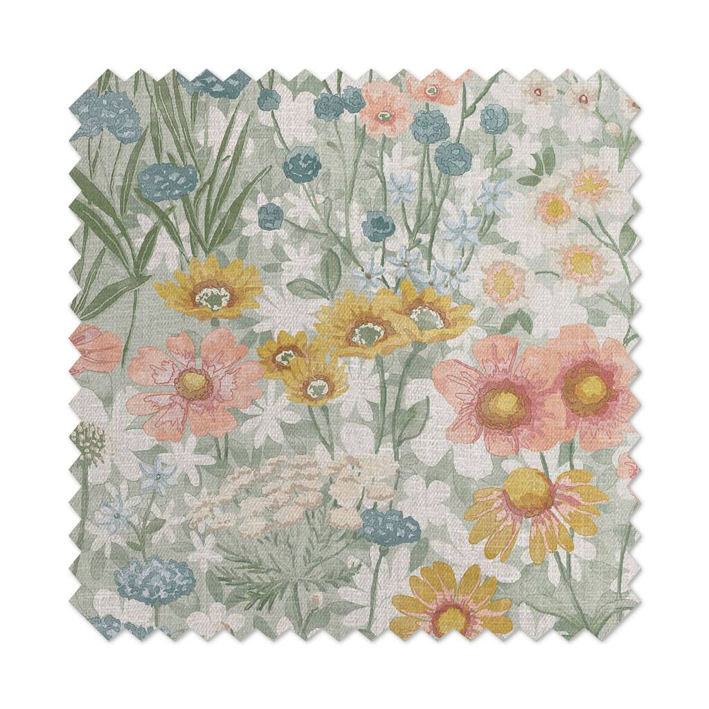 Wallflower Day Roman Blind