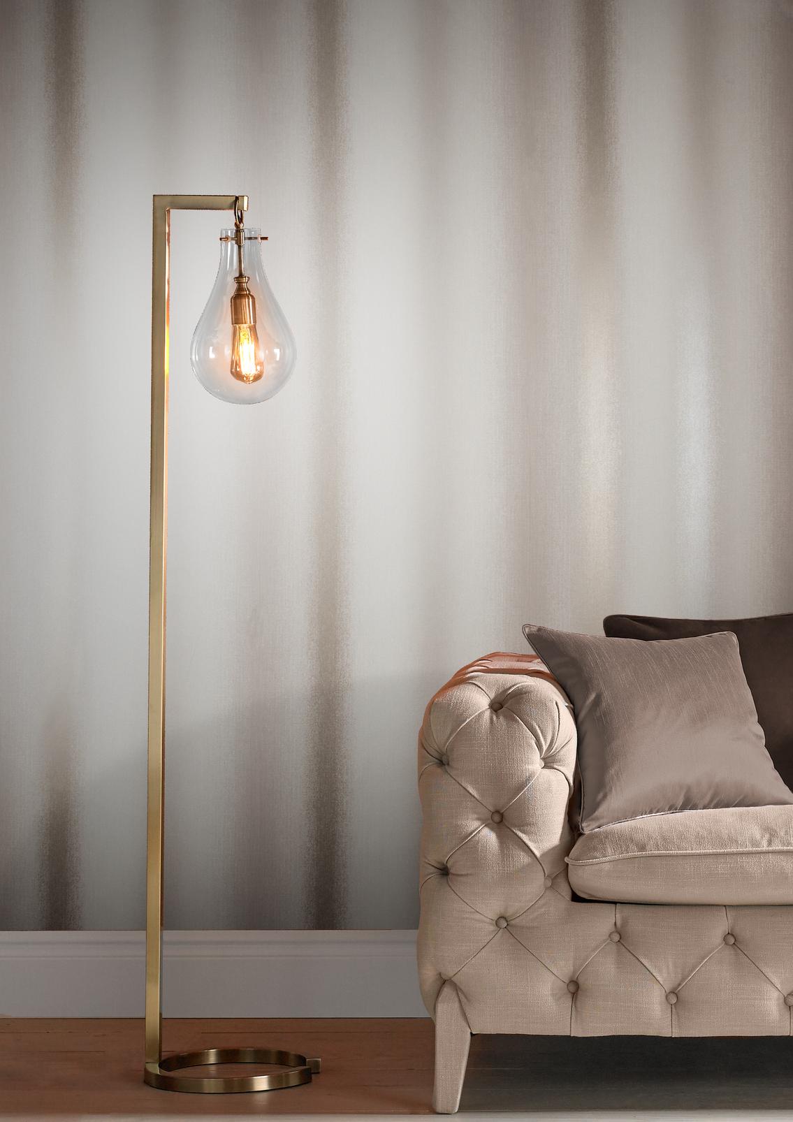 Wild Flower Stripe Sand Wallpaper - 104074_ROOMSET_01.jpg