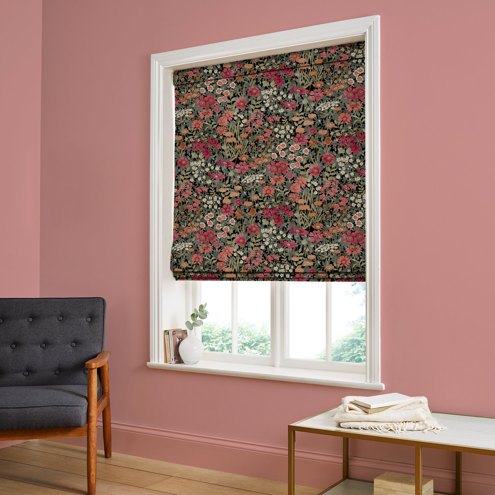 Wallflower Night Garden Roman Blind - 120755rom_ROOMSET_01.jpg