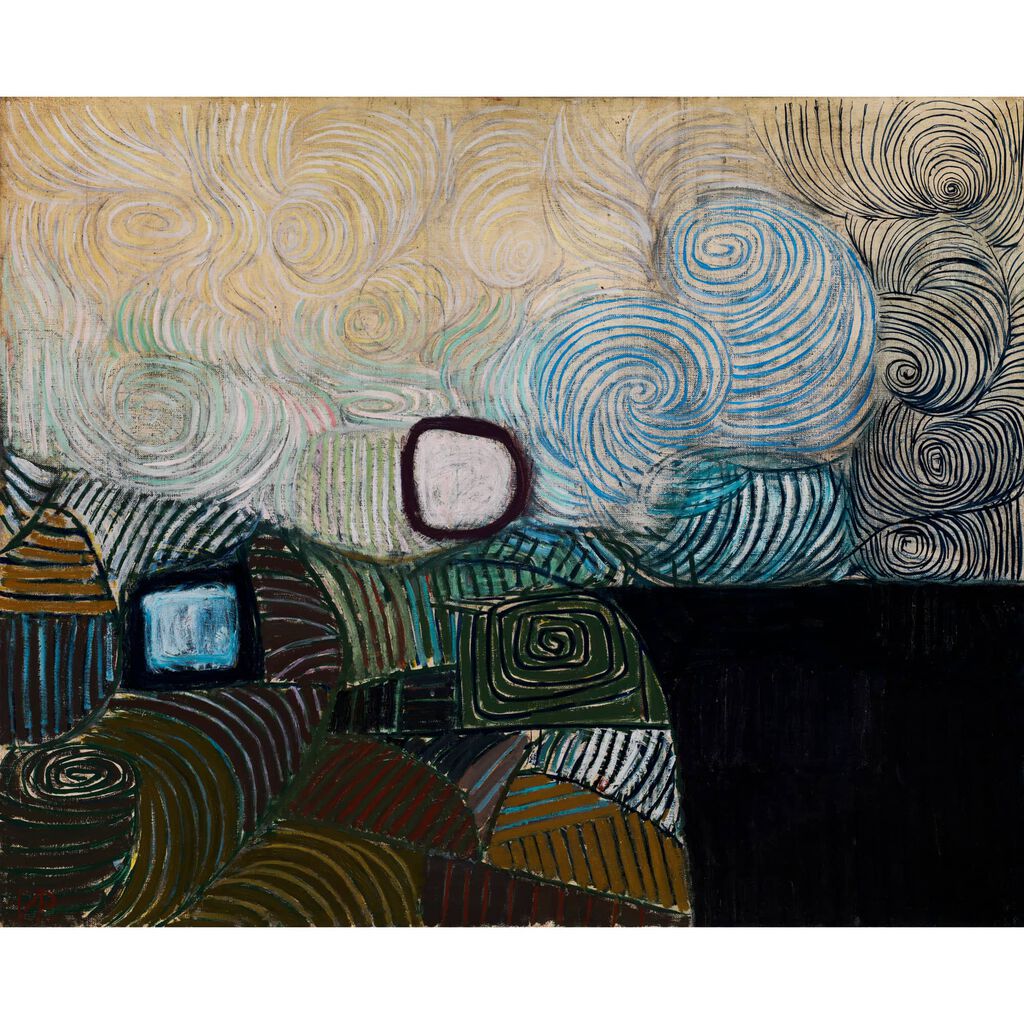 Pasmore Spiral Motif Bespoke Mural