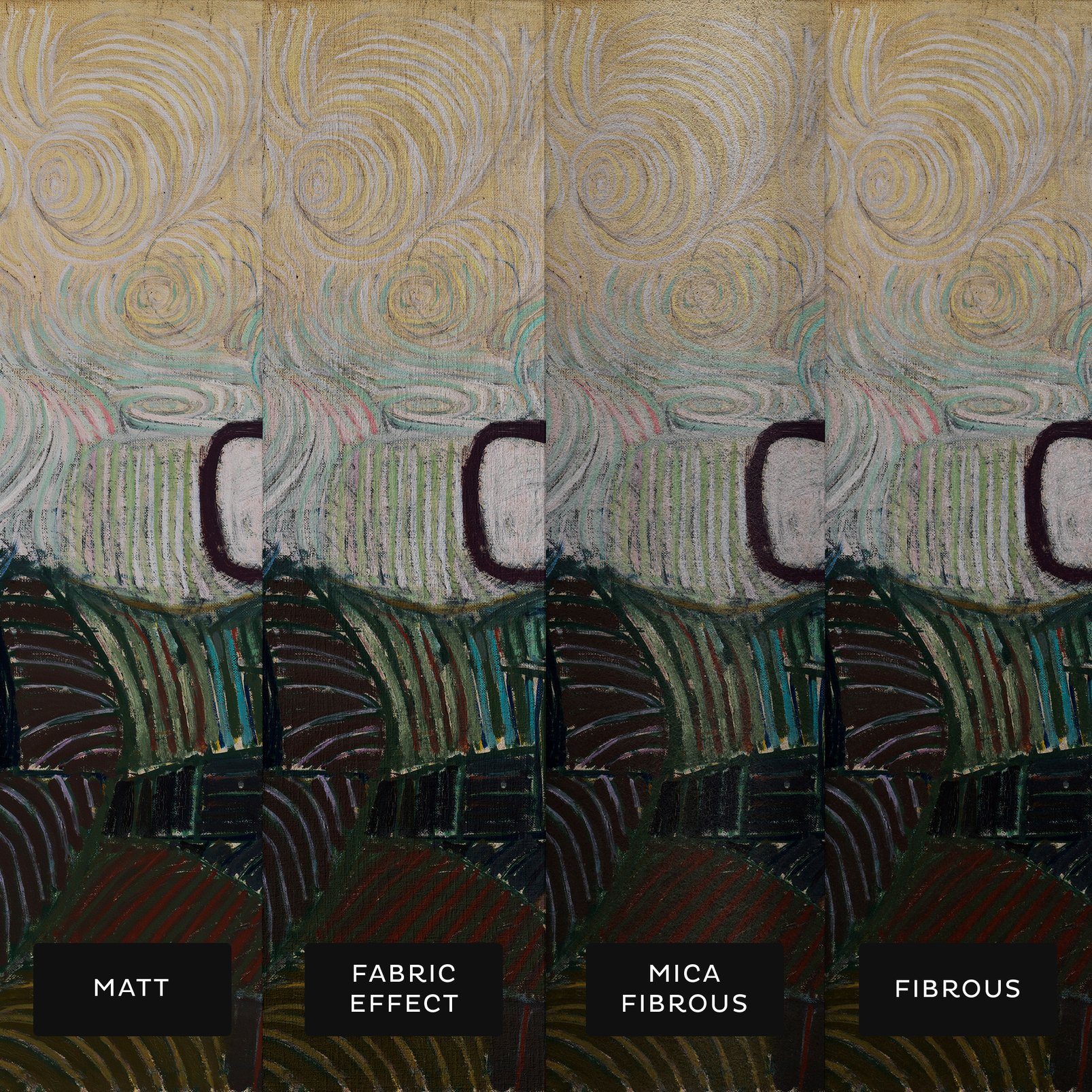 Pasmore Spiral Motif Bespoke Mural