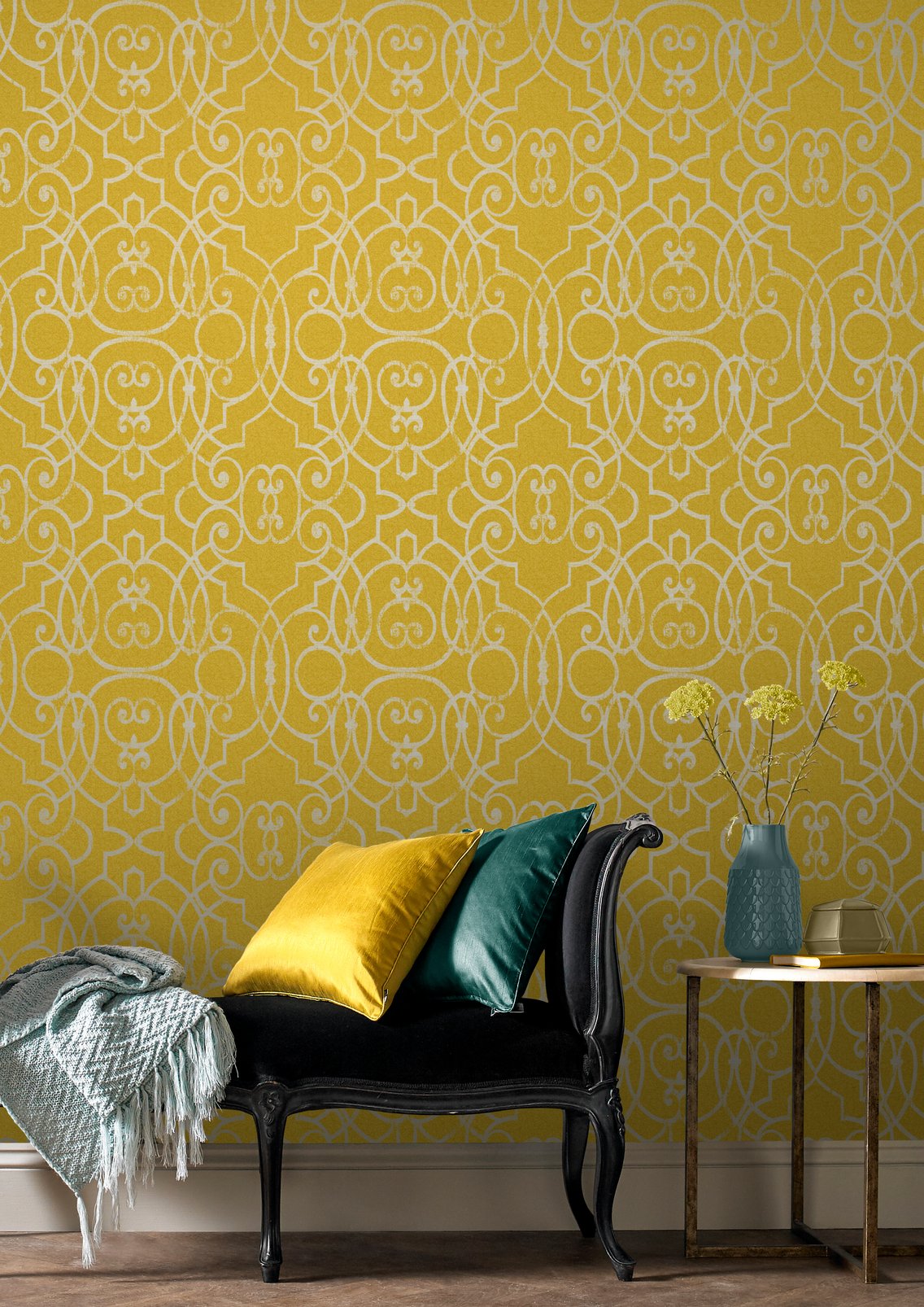 Shoji Saffron Wallpaper - 105234_ROOMSET_SHOJI SAFFRON_01.jpg