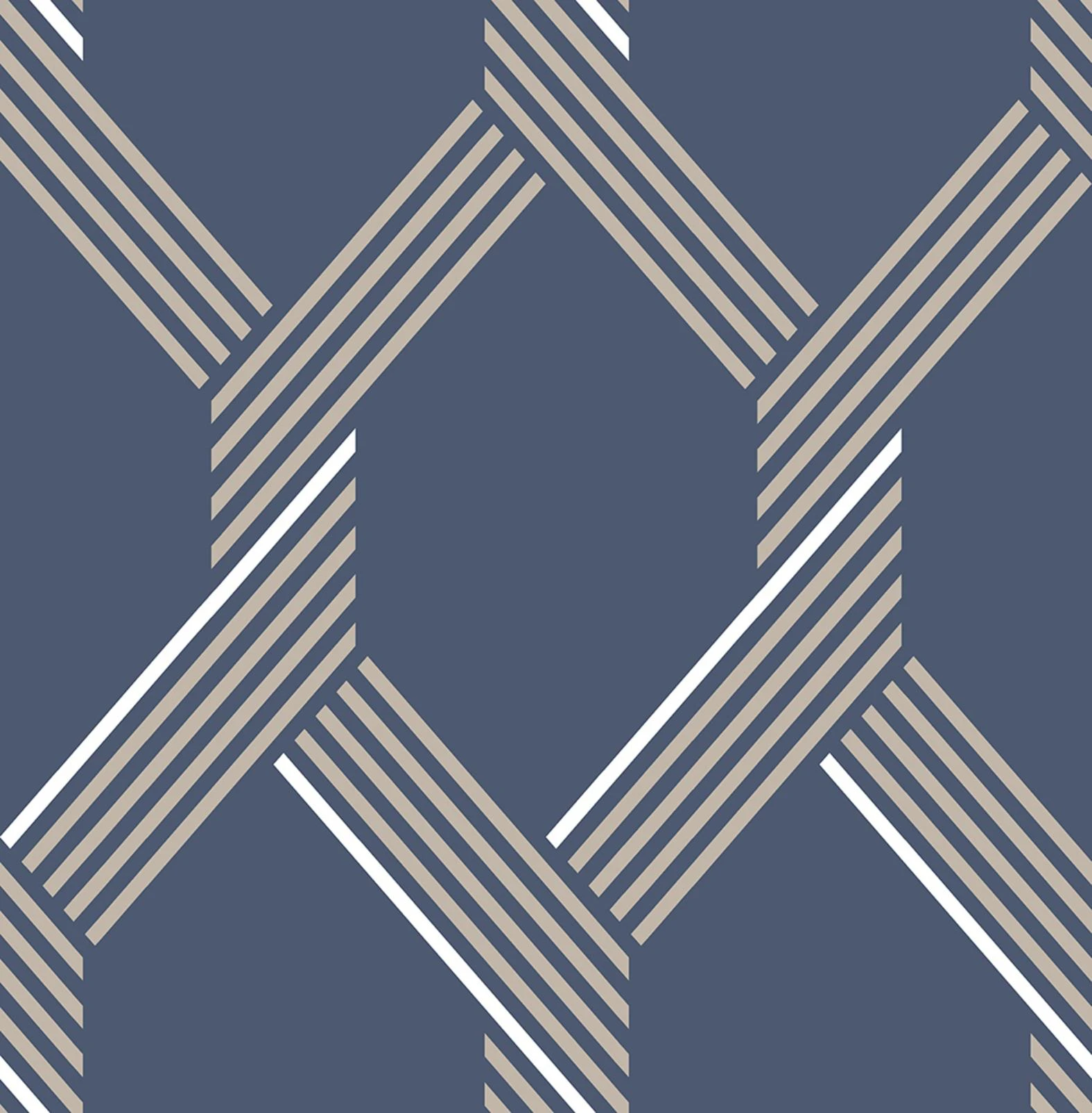 Vector Navy Gold Wallpaper - 105466_TILE_VECTOR NAVY GOLD_01.jpg