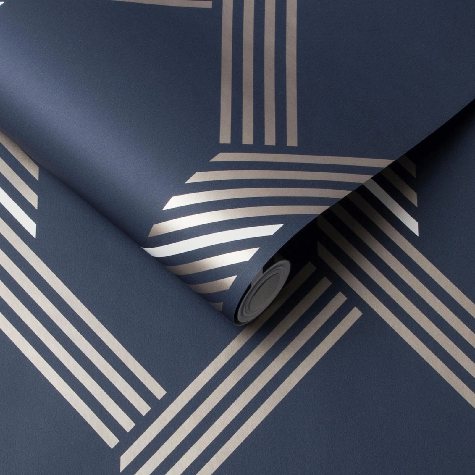 Vector Navy Gold Wallpaper - 105466_ROLLSHOT_VECTOR NAVY GOLD_02.jpg