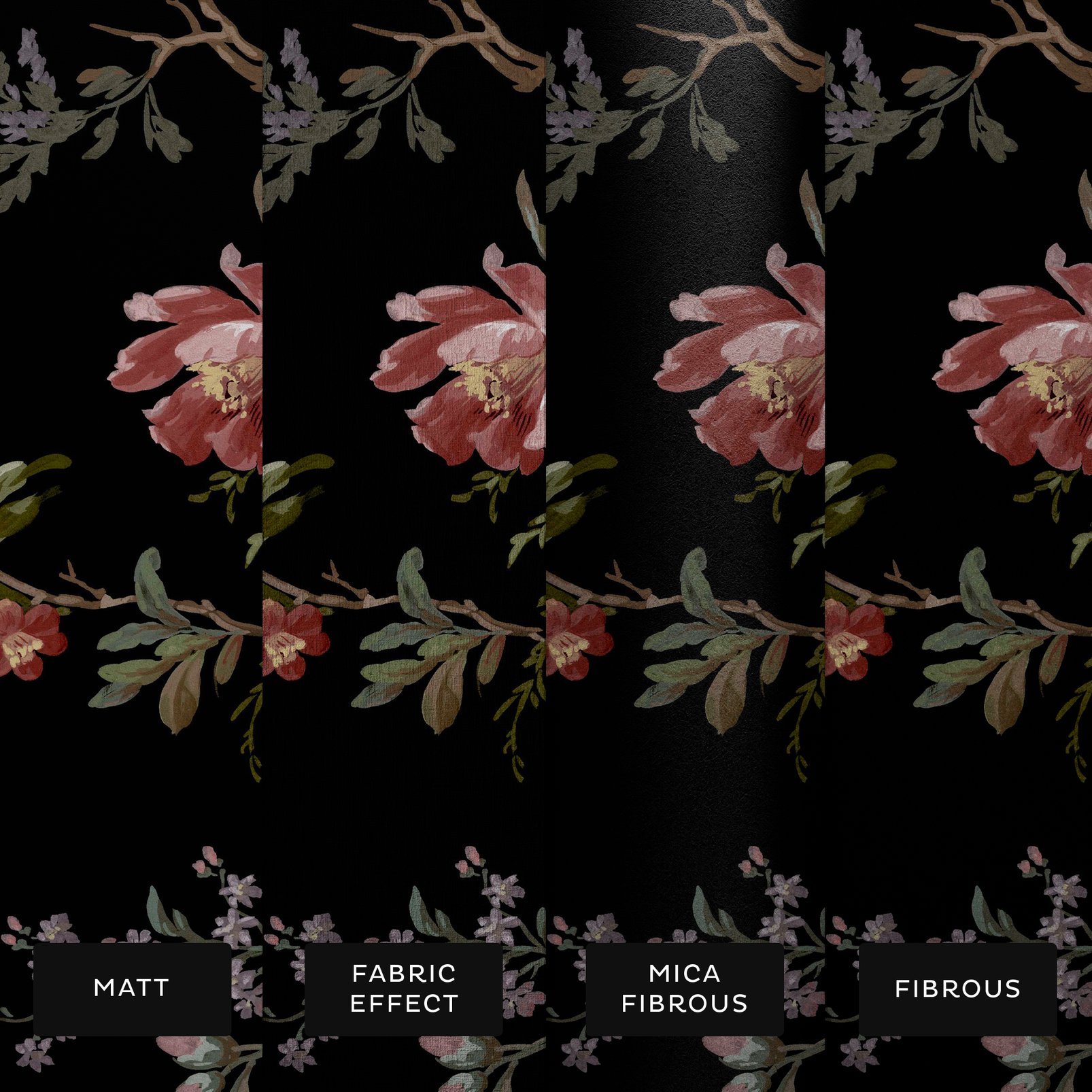 Venetian Floral Bespoke Mural substrate information