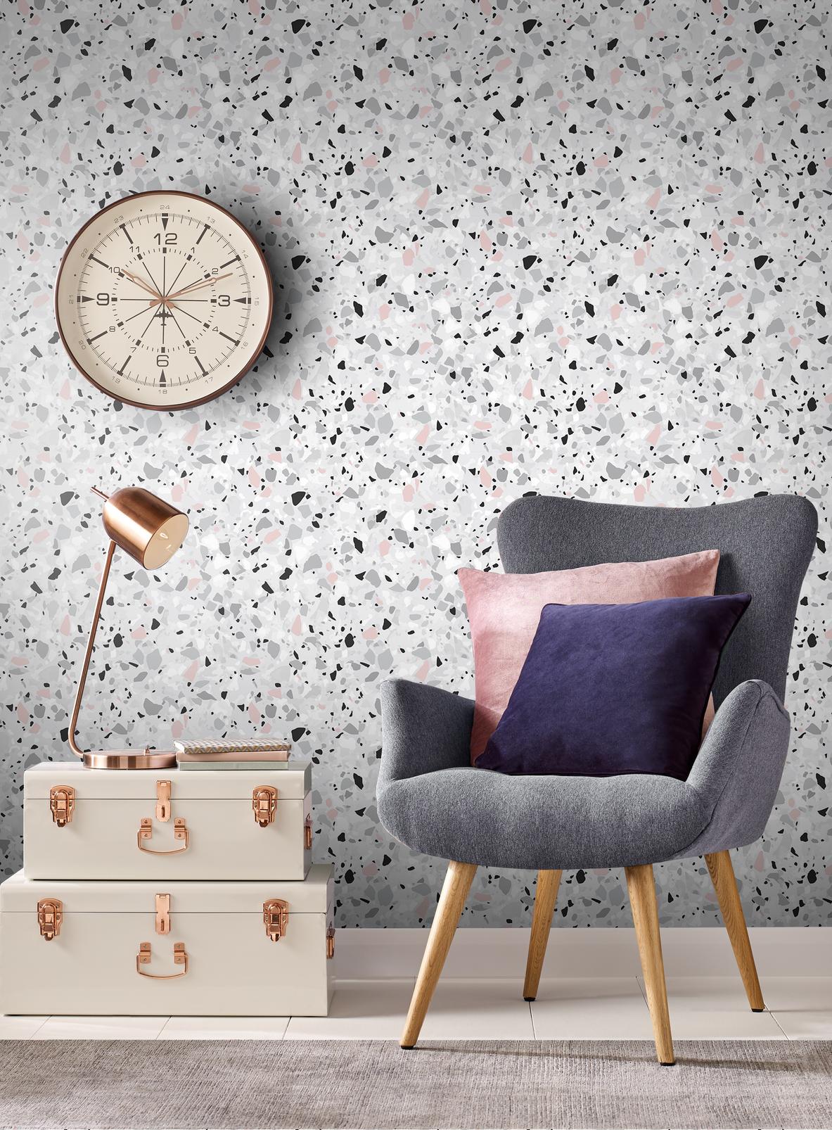 Terrazzo Pink Wallpaper - 104536_ROOMSET_01.jpg