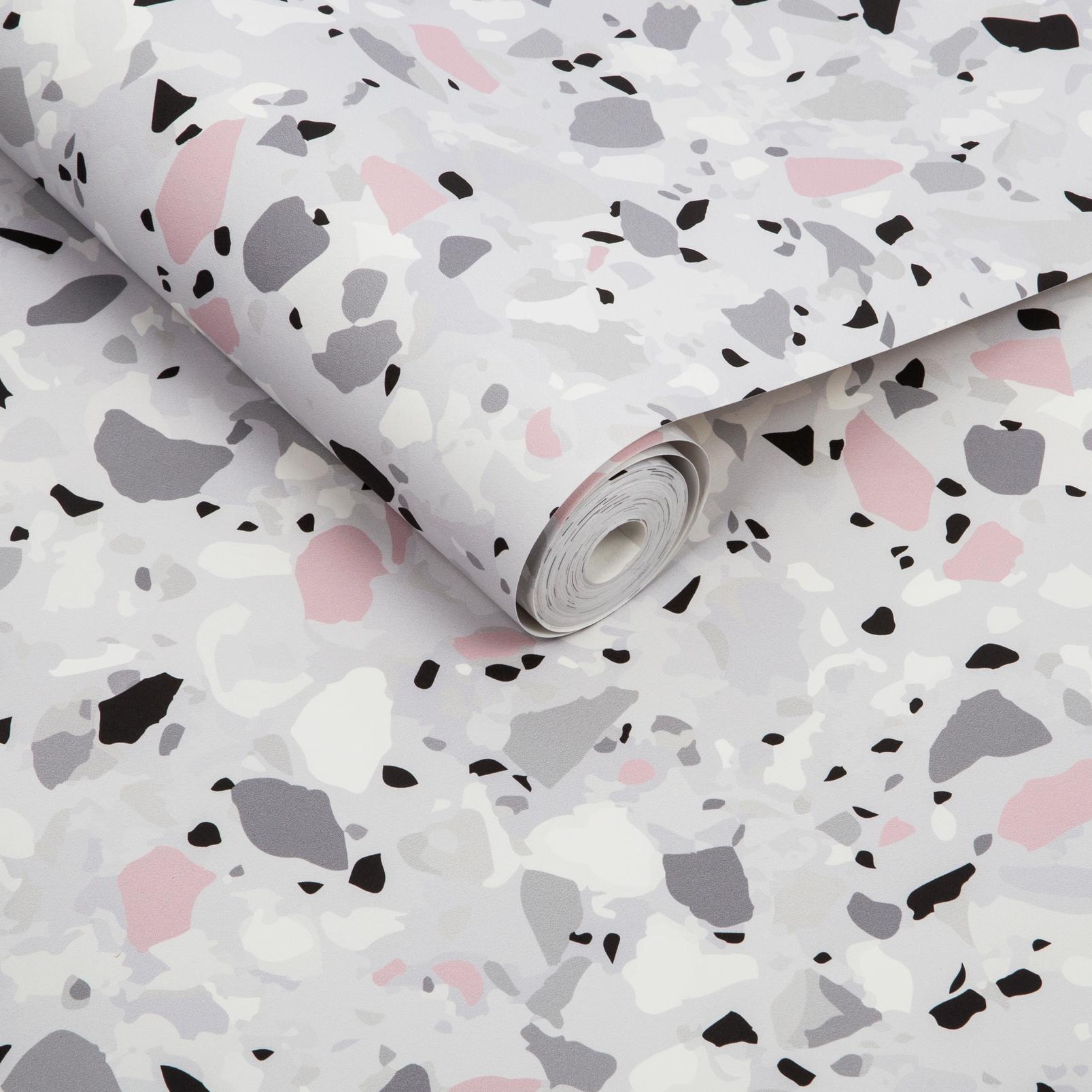 Terrazzo Pink Wallpaper - 104536_ROLLSHOT_01.jpg