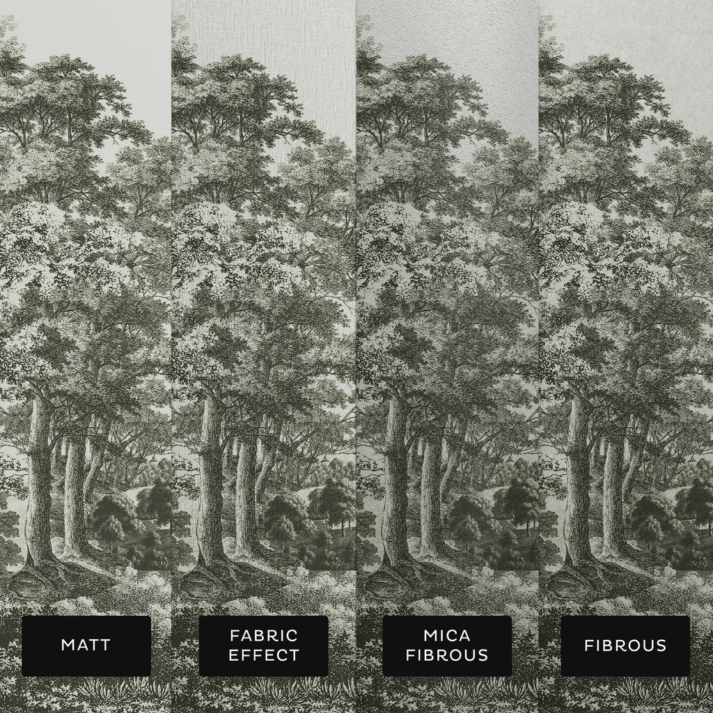 Stately Manor Grey Bespoke Mural substrate information