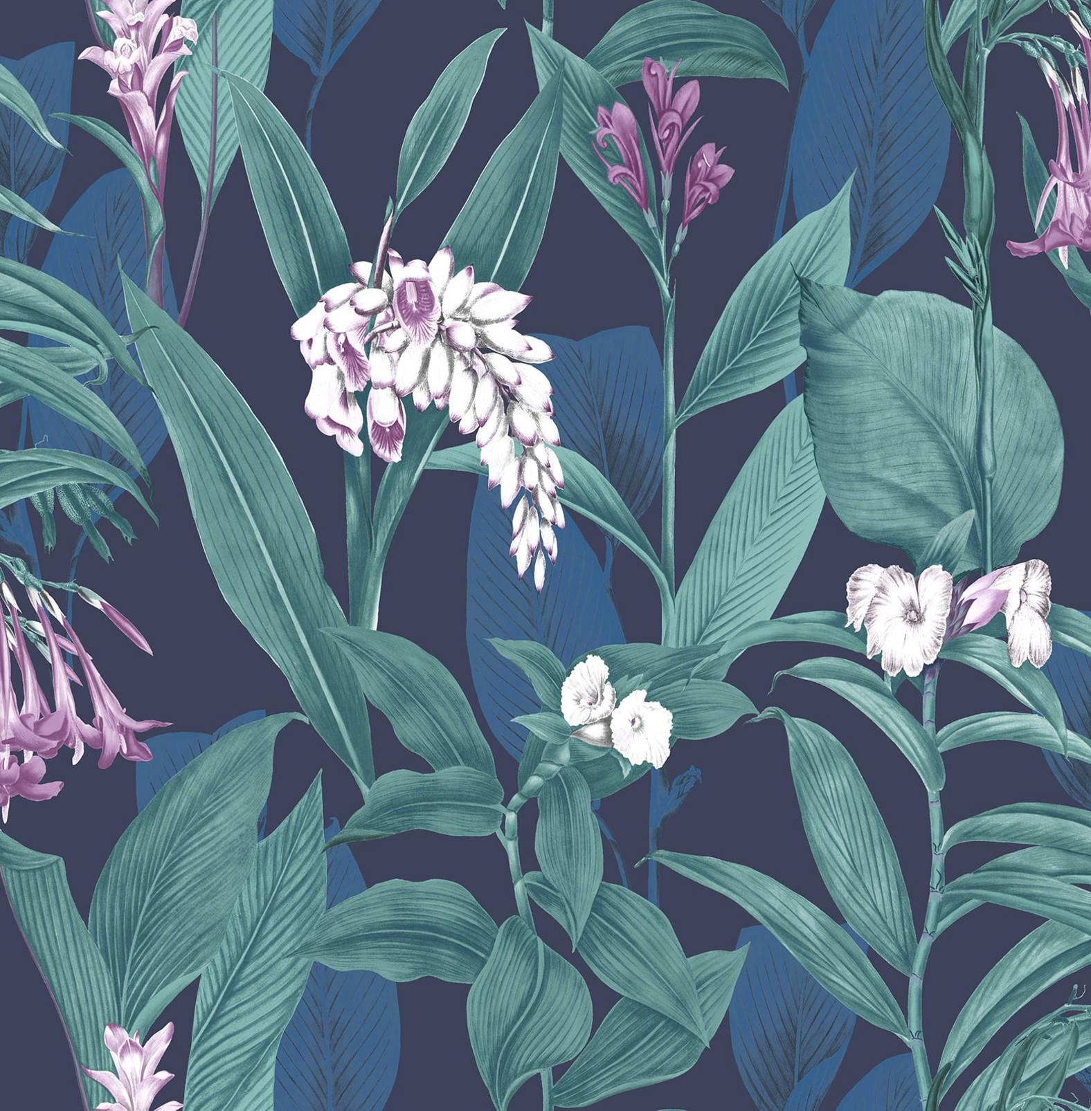 Botanical Midnight Wallpaper - 103799_TILE_BOTANICAL MIDNIGHT_01.jpg