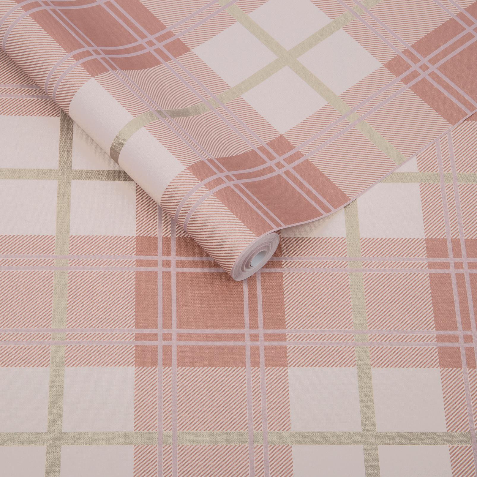 Tartan Pink Wallpaper - 104723_ROLLSHOT_TARTAN PINK_02.jpg
