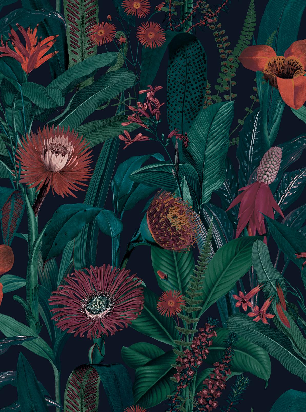 Tigerlily Midnight Wallpaper - 118023_TILE_TIGERLILY MIDNIGHT_01.jpg