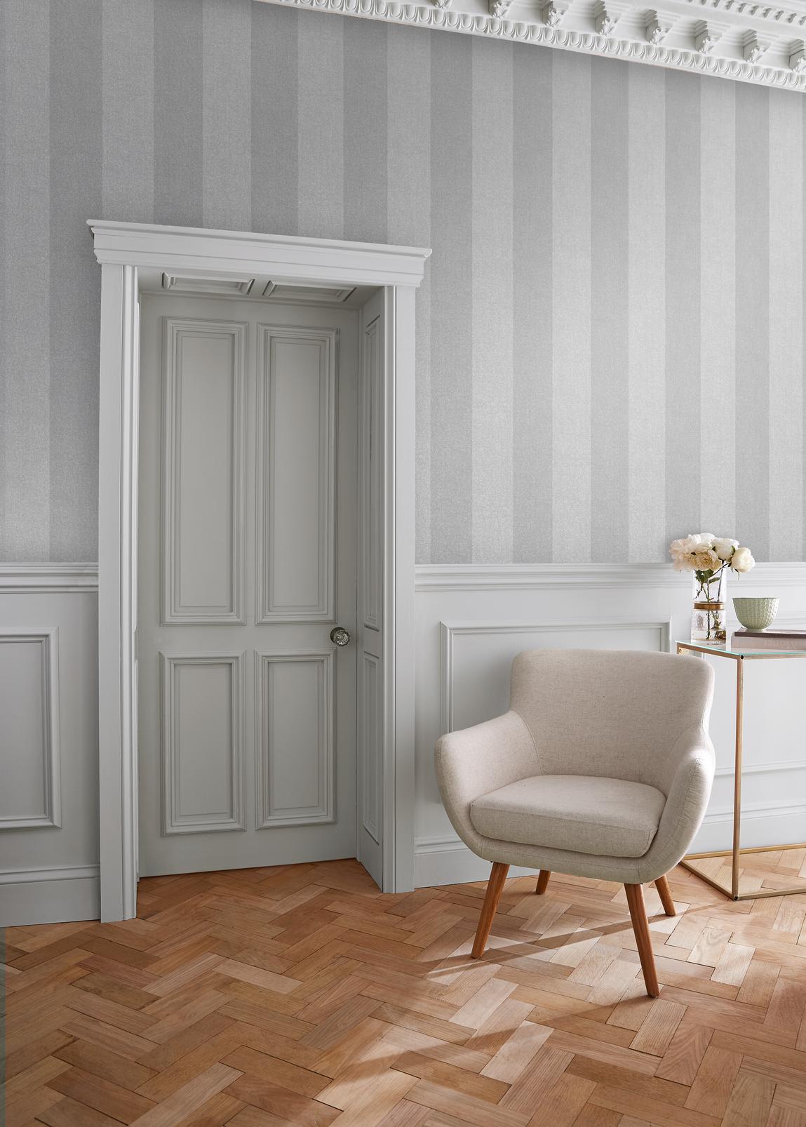 Heritage Stripe Grey Wallpaper - 107590_ROOMSET_01.jpg