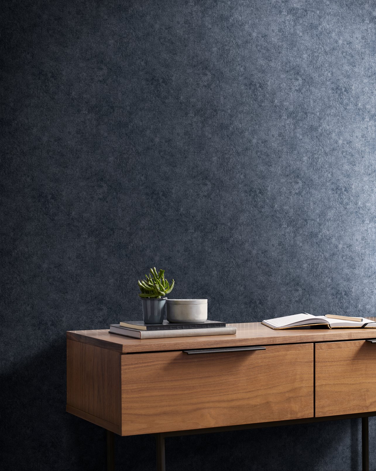 Midnight Texture Plain Wallpaper - 113943_ROOMSET_MIDNIGHT TEXTURE PLAIN_02.jpg