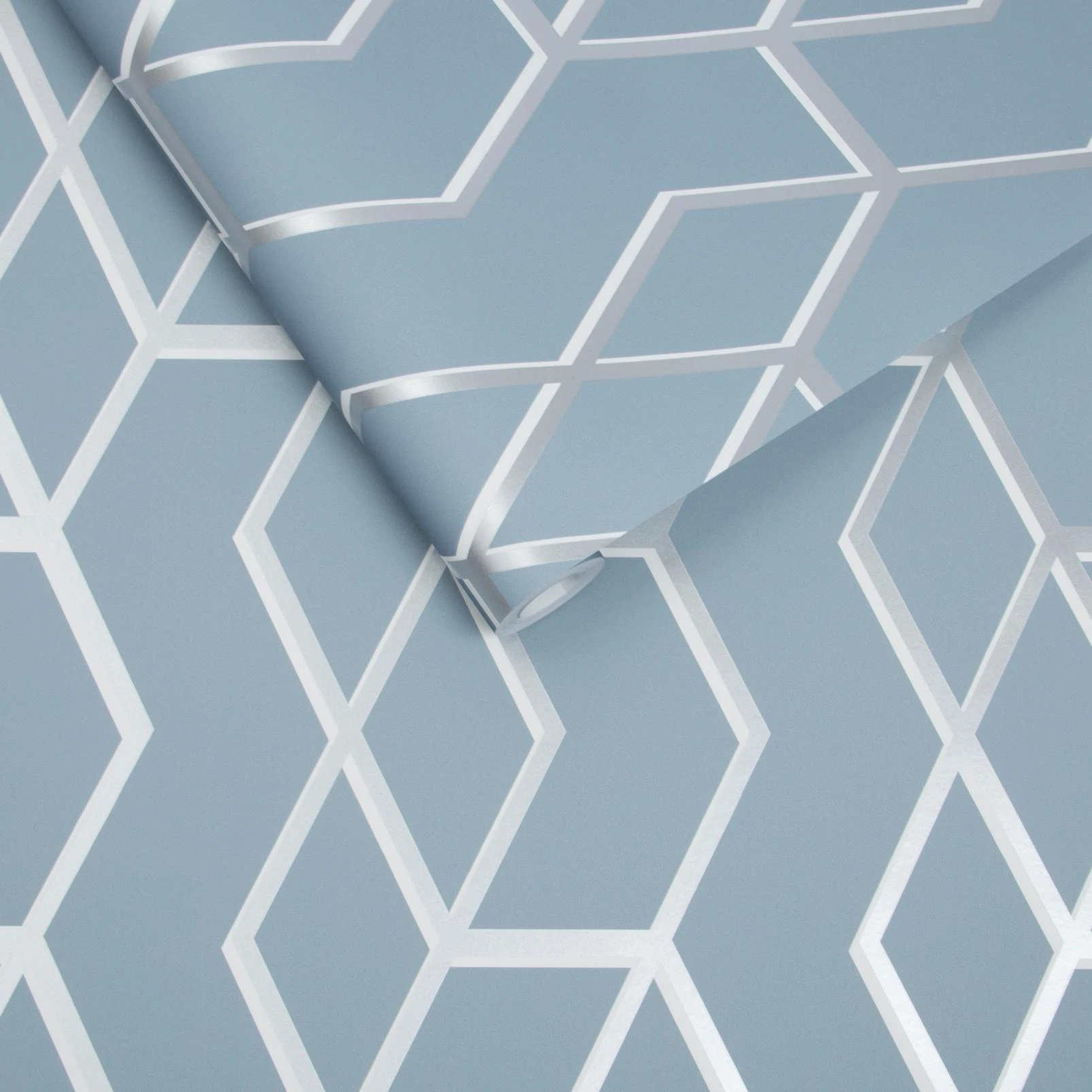 Archetype Blue & Silver Wallpaper - 104733_ROLLSHOT_ARCHETYPE BLUE SILVER_02.jpg