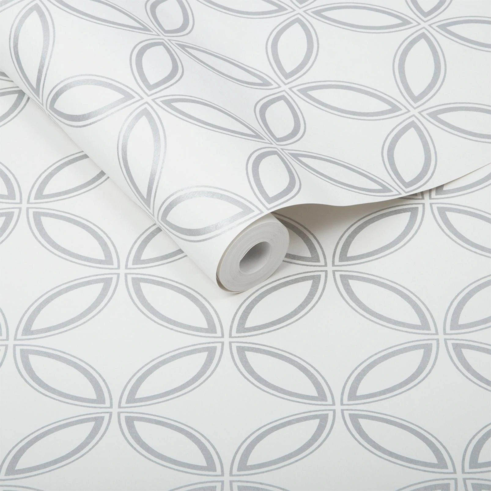 Eternity White and Silver Wallpaper - 104067_ROLLSHOT_01.jpg