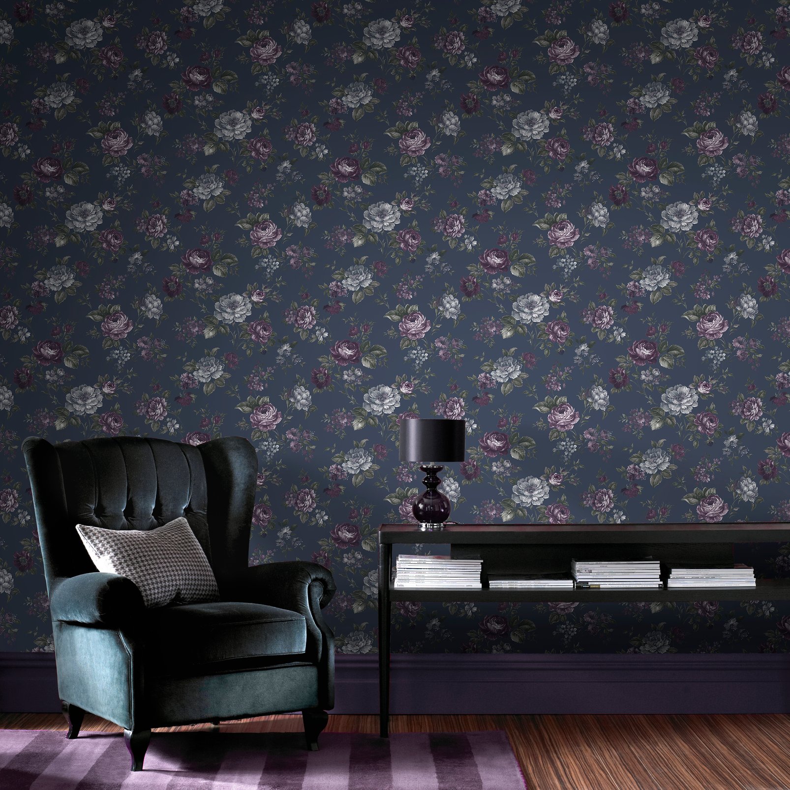 Muse French Navy Wallpaper - 103506_ROOMSET_MUSE FRENCH NAVY_01.jpg