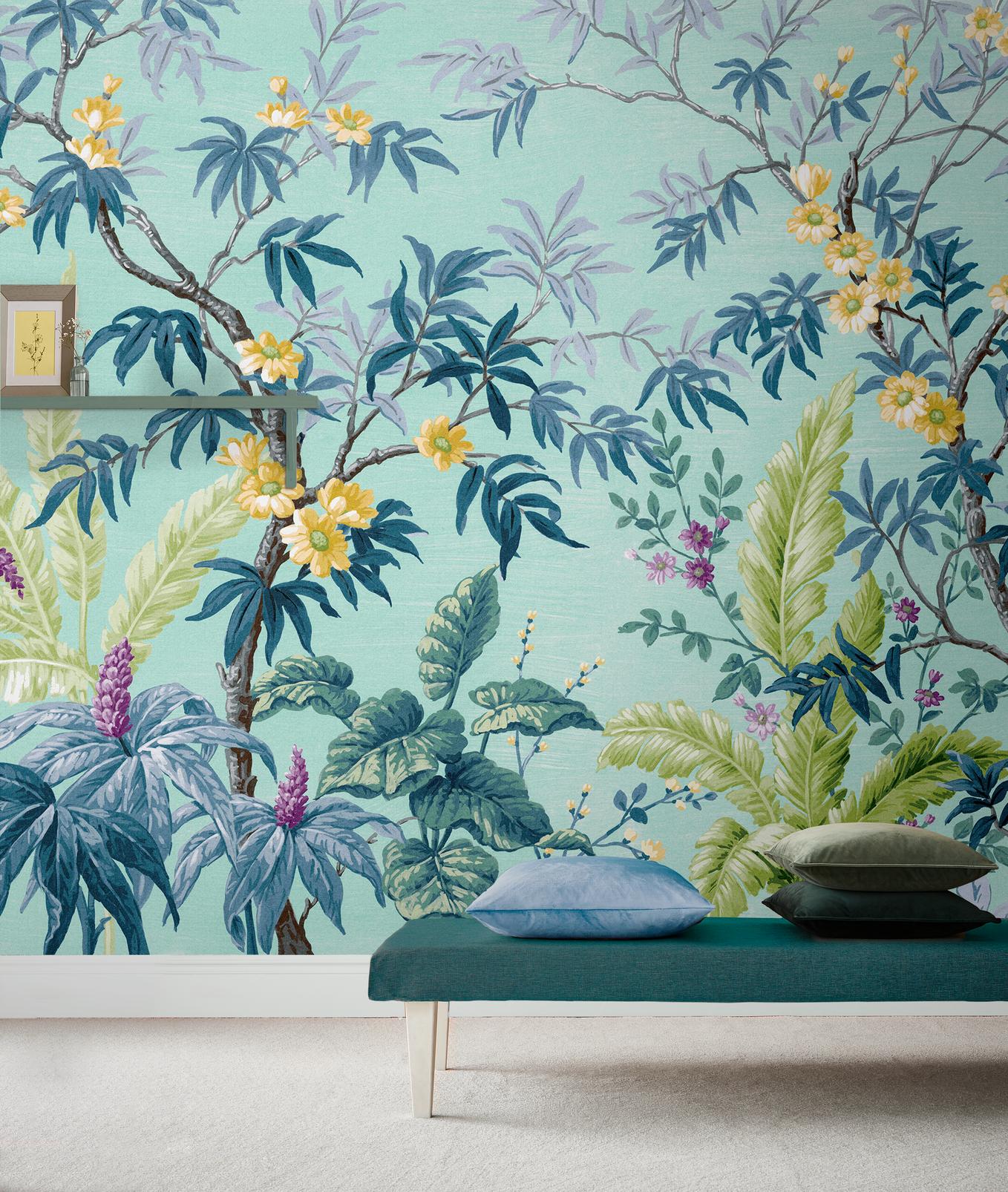 Vintage Tropical Summer Bespoke Mural - 112431_ROOMSET_01.jpg