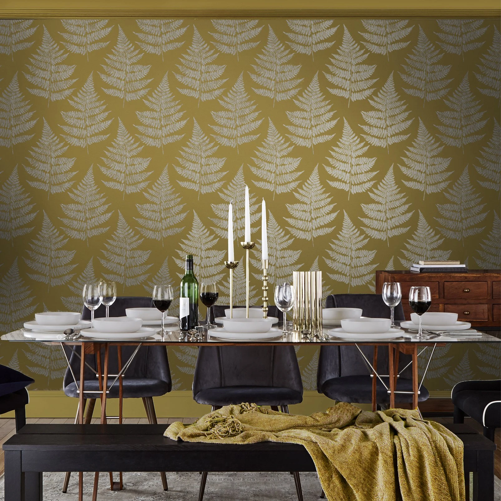 Royal Fern Summer Wallpaper - 115074_ROOMSET_ROYAL FERN SUMMER_02.jpg