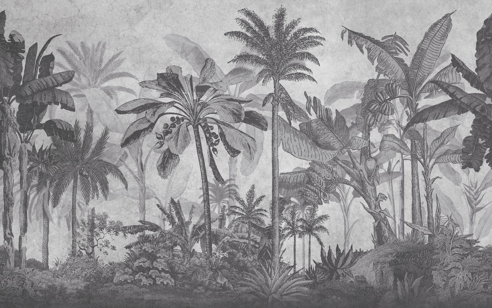 Vintage Jungle Grey Bespoke Mural - 117773_TILE_01.jpg