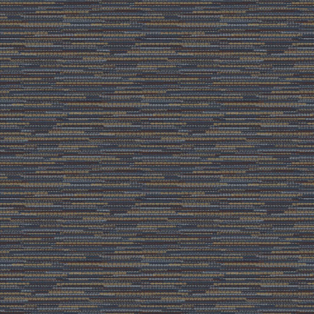 Empress Grasscloth Navy Wallpaper
