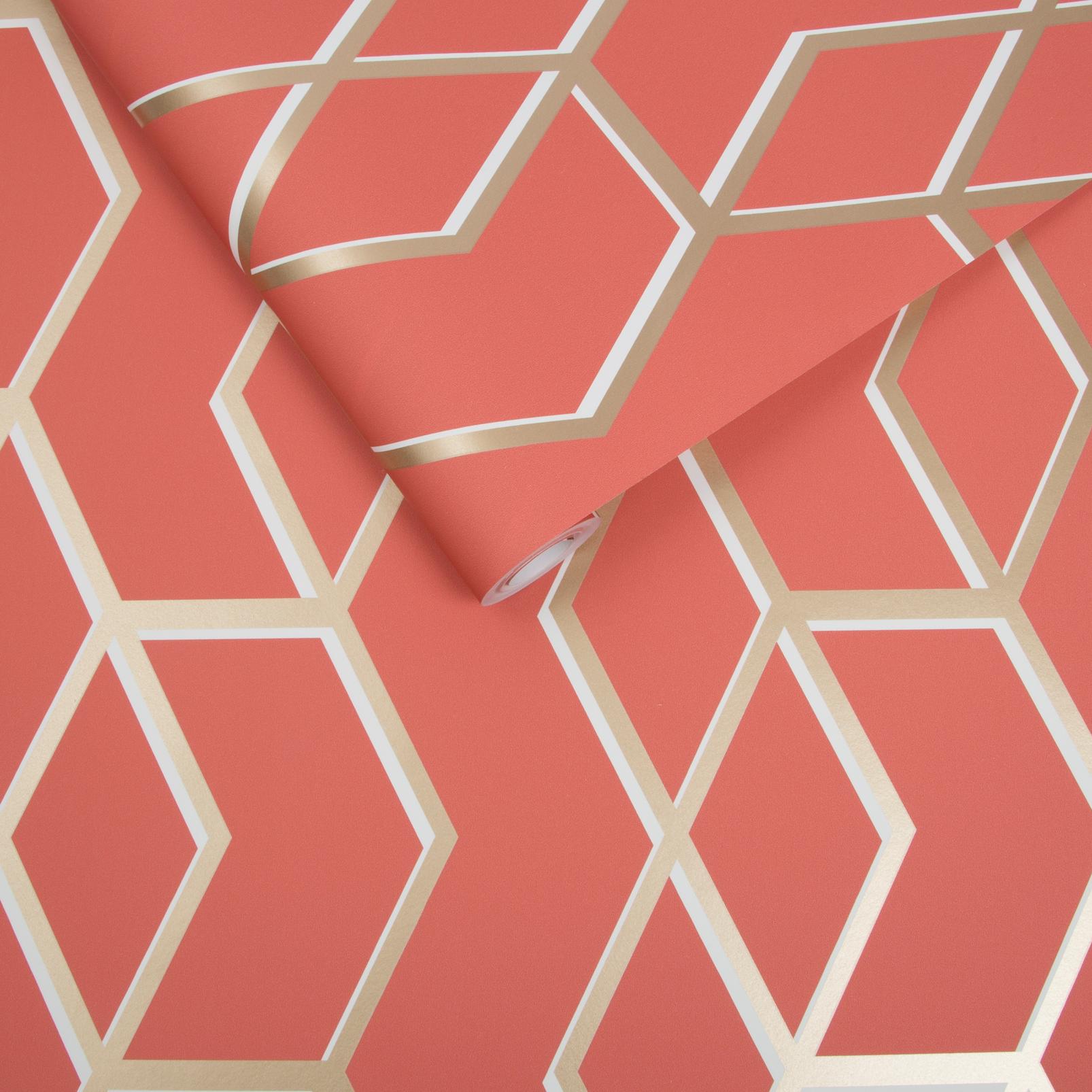 Archetype Coral & Gold Wallpaper - 104736_ROLLSHOT_ARCHETYPE CORAL GOLD_02.jpg