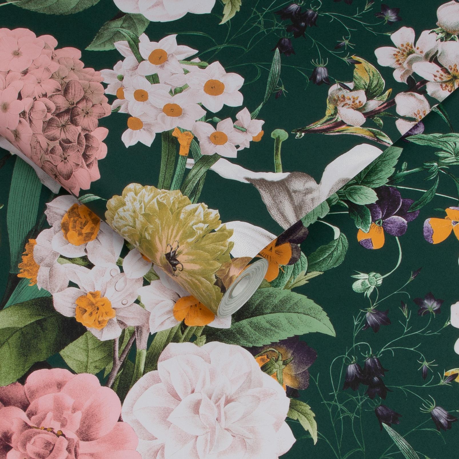 Glasshouse Flora Emerald Wallpaper - 113963_ROLLSHOT_GLASSHOUSE FLORA EMERALD_01.jpg