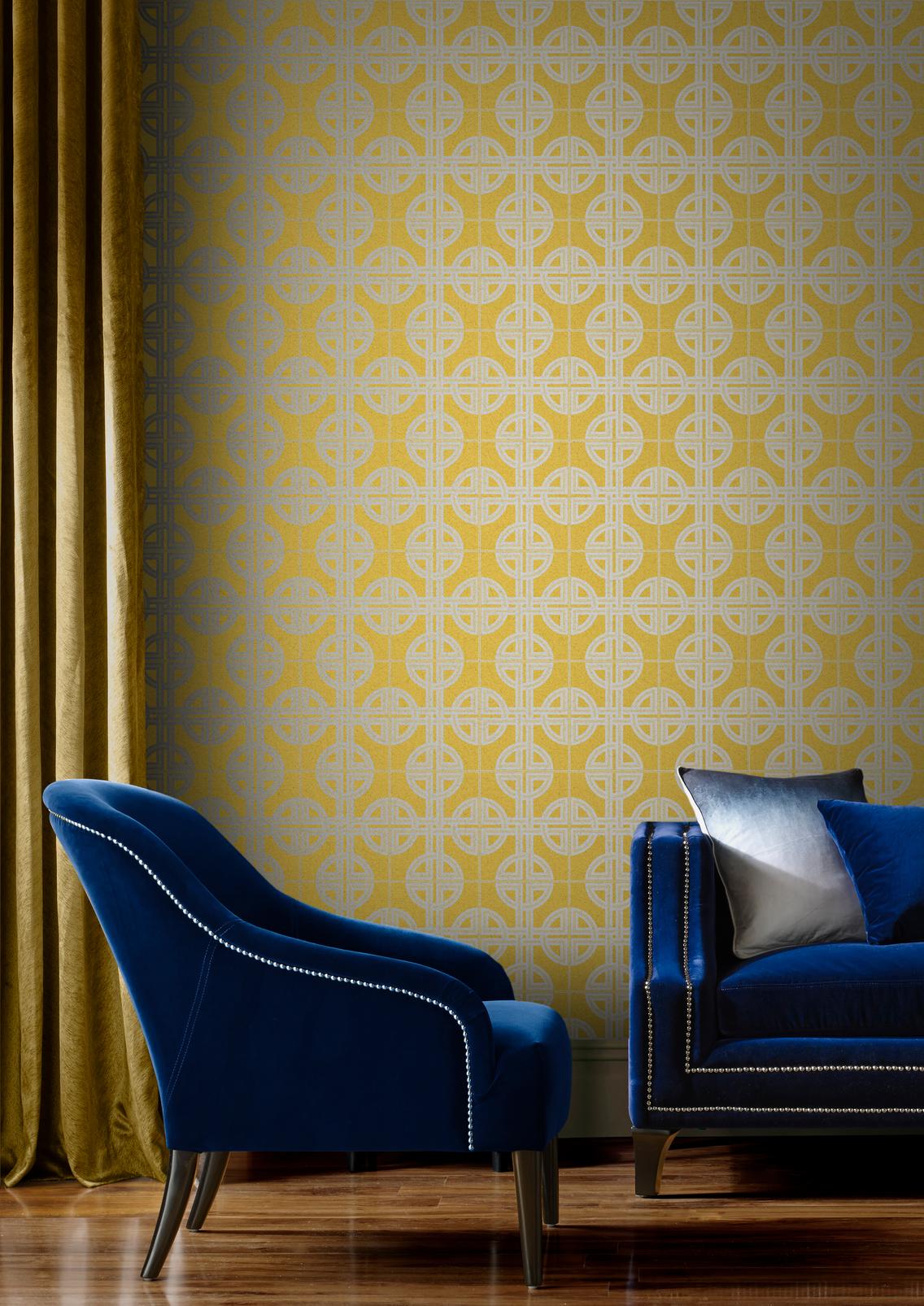 Asian Lattice Saffron Wallpaper - 105781_ROOMSET_01.jpg