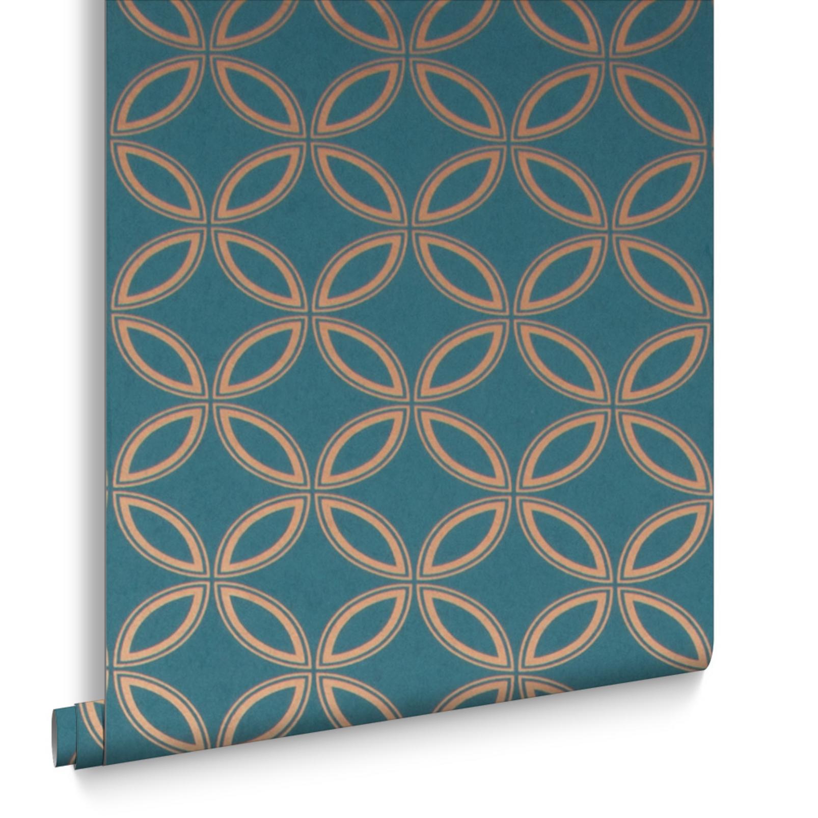 Eternity Teal and Copper Wallpaper - 104068_DIGITAL ROLL_ETERNITY TEALGOLD_01.jpg