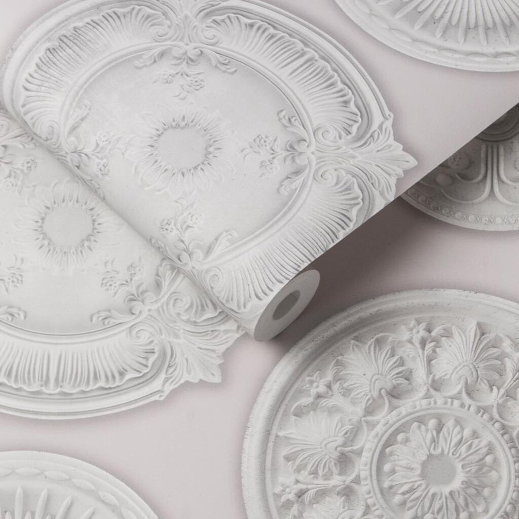 Betty Boudoir Pink Wallpaper