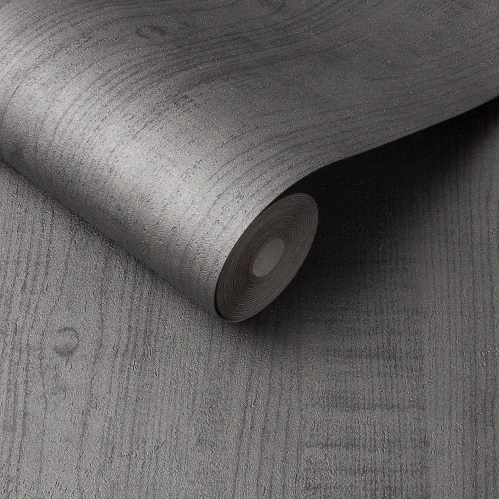 Wood Grain Grey Wallpaper - 105861_ROLLSHOT_WOOD GRAIN GREY_02.jpg