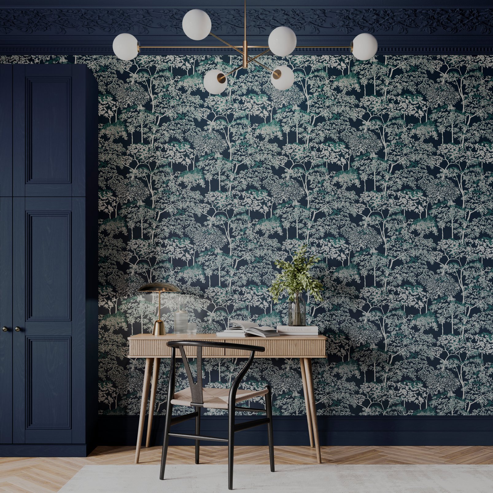 Idyll Tree Navy Wallpaper - 119681_ROOMSET_IDYLL TREE NAVY_03.jpg