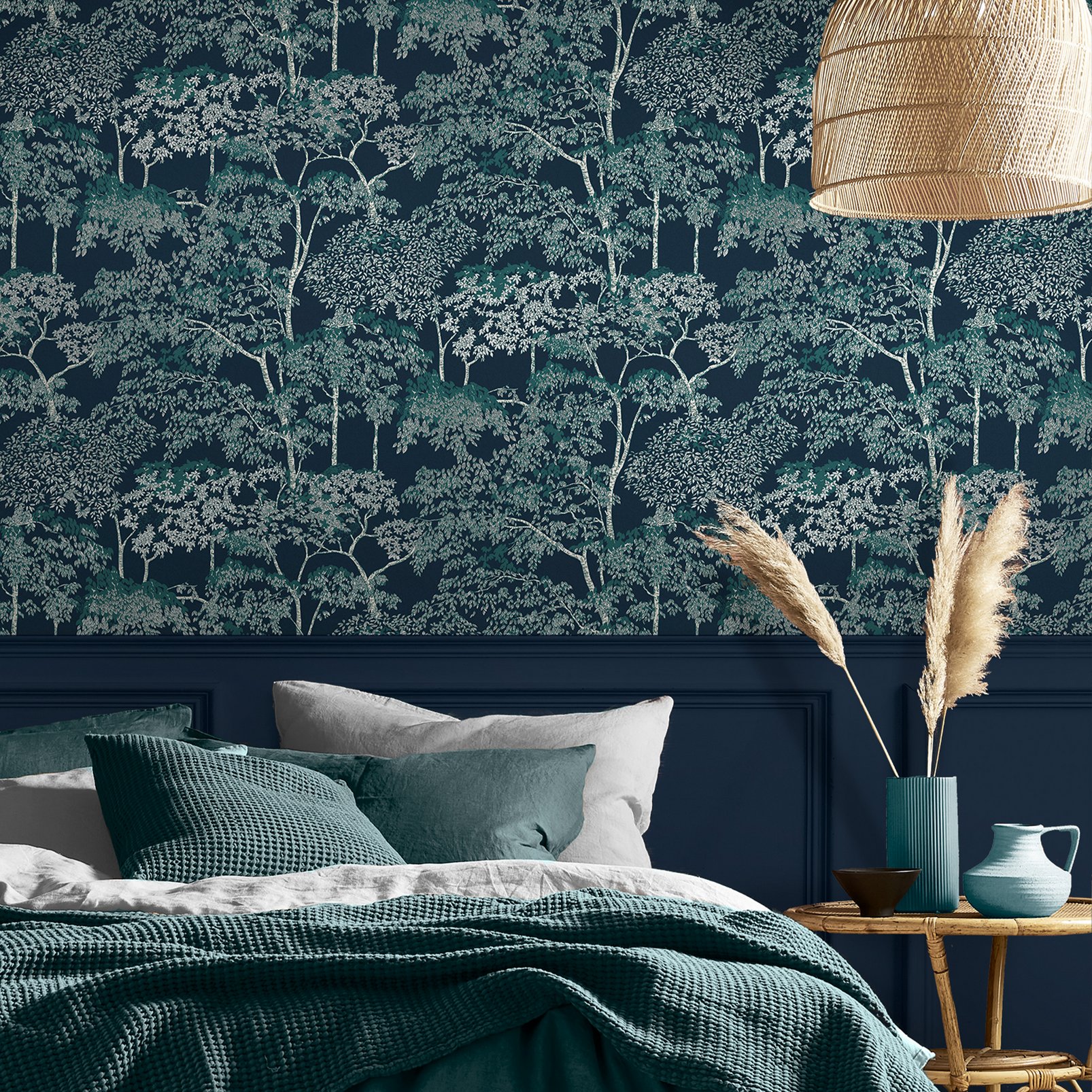 Idyll Tree Navy Wallpaper - 119681_ROOMSET_IDYLL TREE NAVY_02.jpg