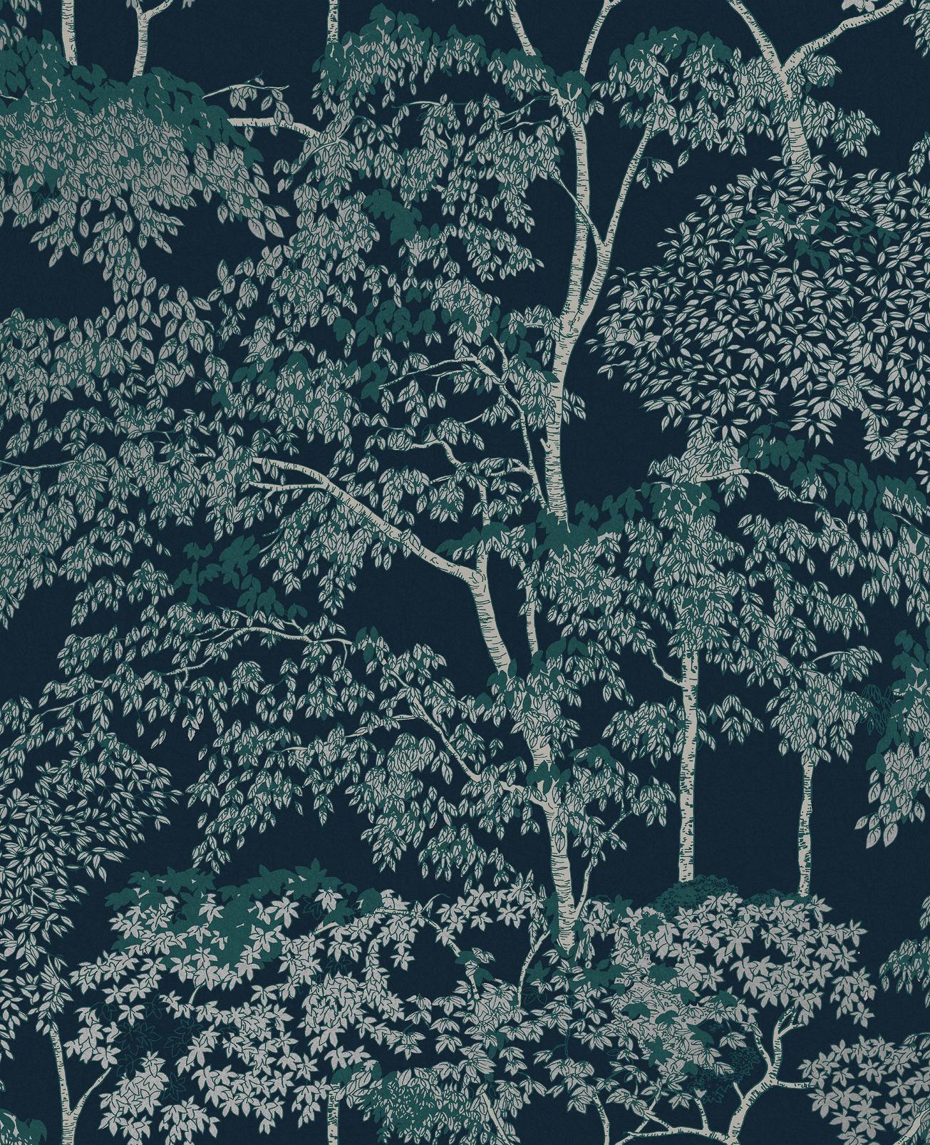 Idyll Tree Navy Wallpaper - 119681_TILE_IDYLL TREE NAVY_03.jpg
